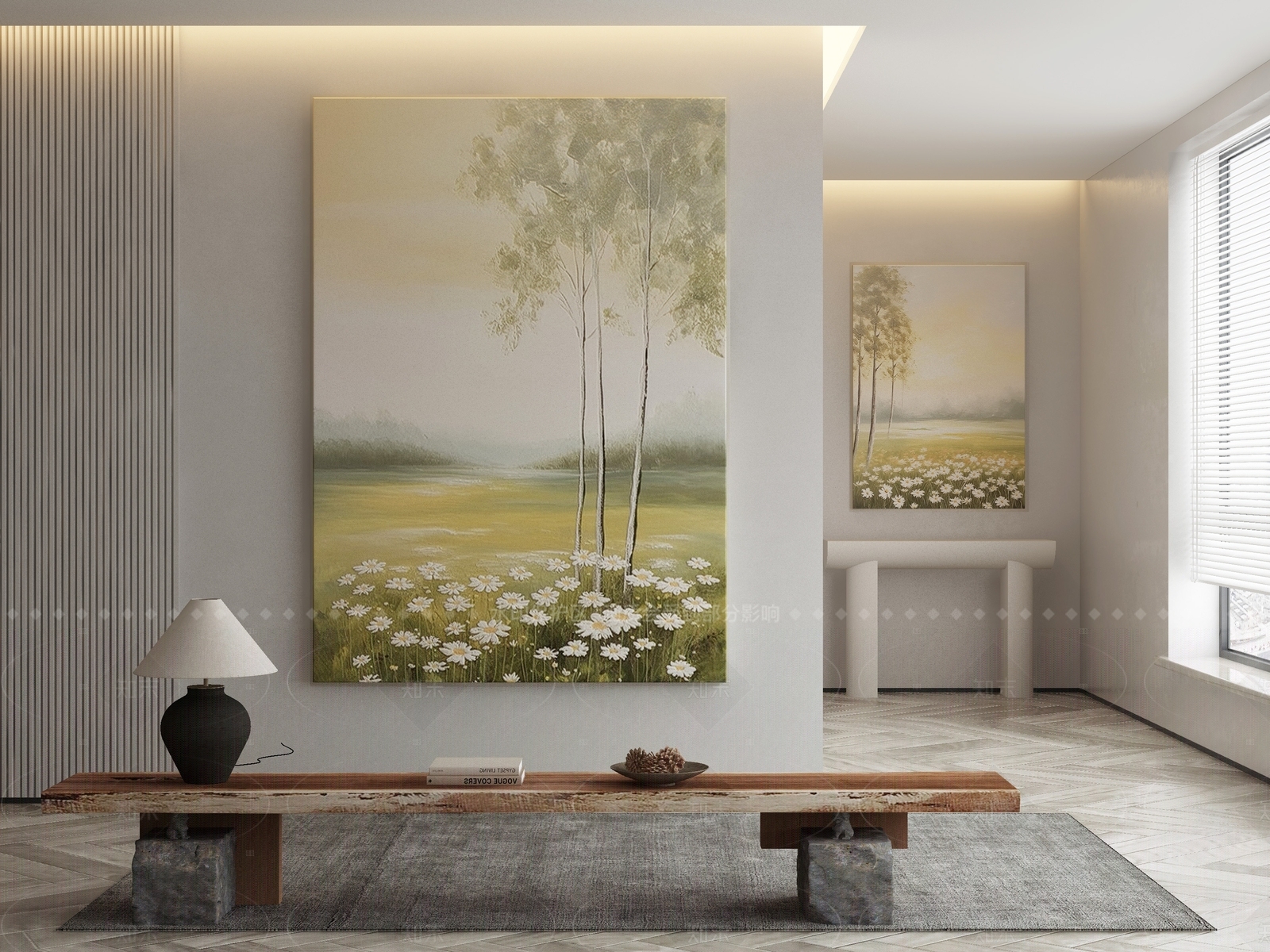 现代侘寂挂画3D模型下载【ID:1206641142】