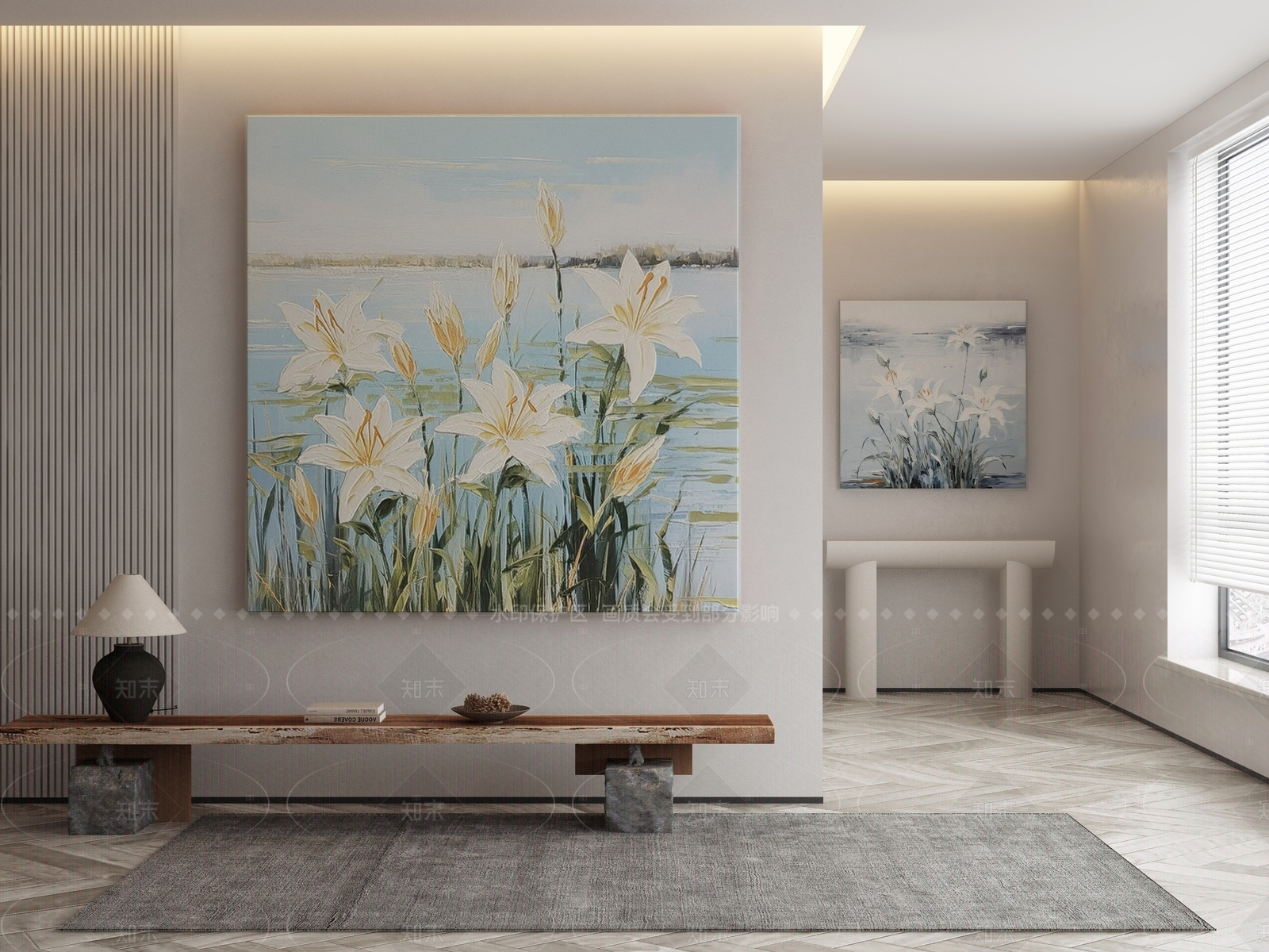 现代侘寂挂画3D模型下载【ID:1206641097】