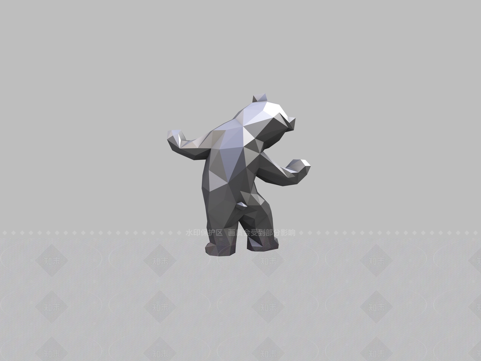 现代中式景观雕塑3D模型下载【ID:1206313858】