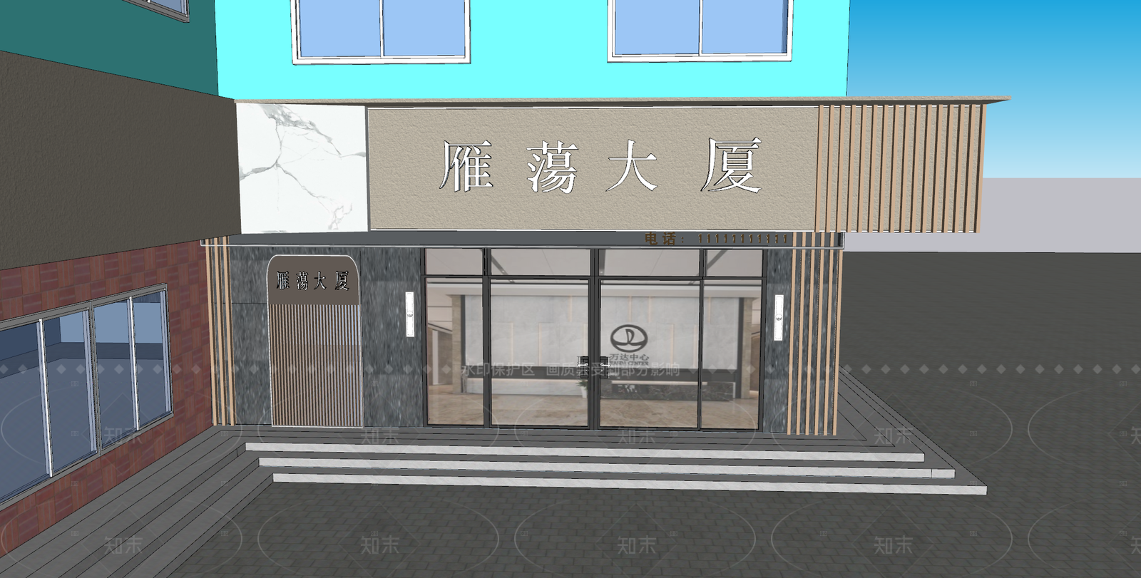 现代其他店铺SU模型下载【ID:1206330516】