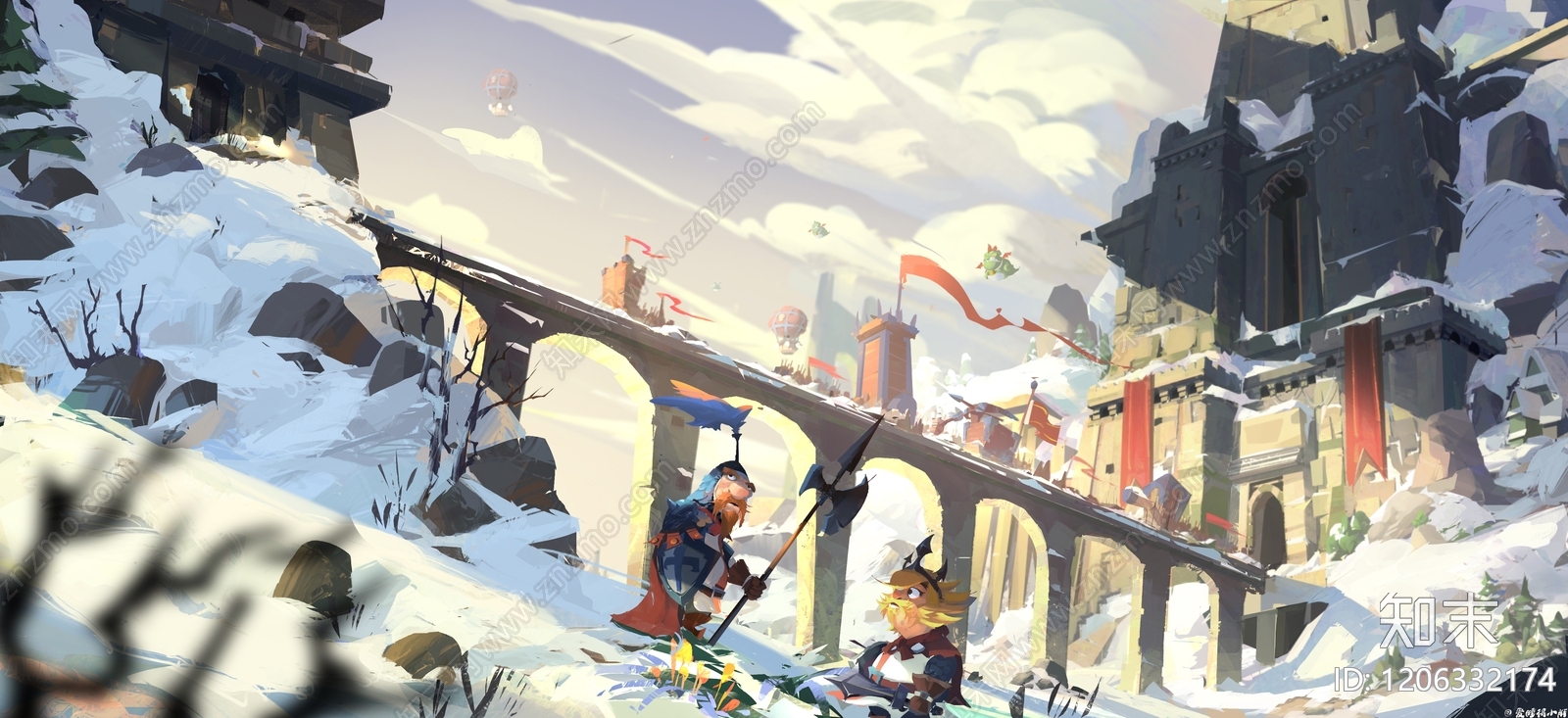 中式建筑群贴图下载【ID:1206332174】