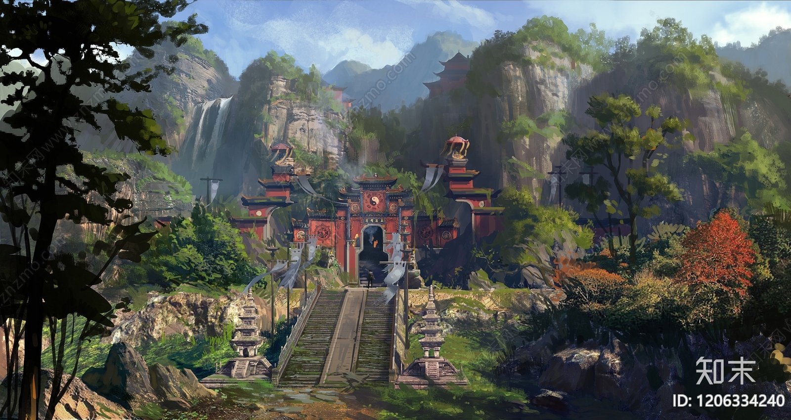 建筑群高清贴图材质