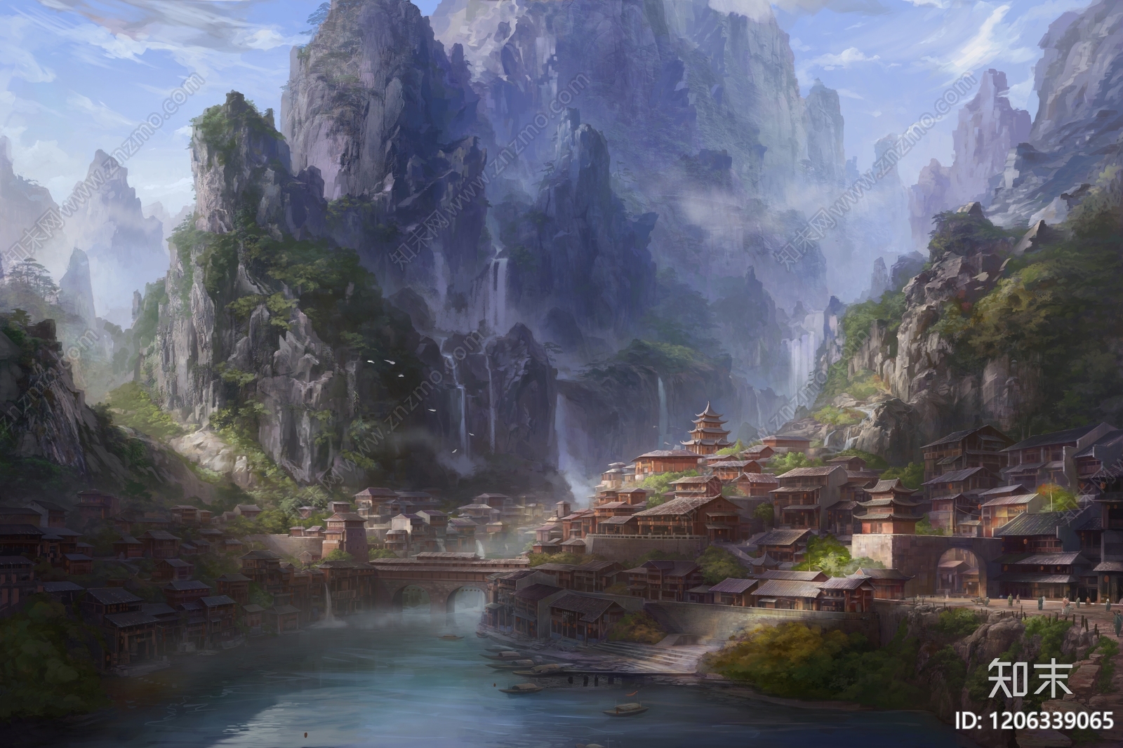 建筑群高清贴图材质