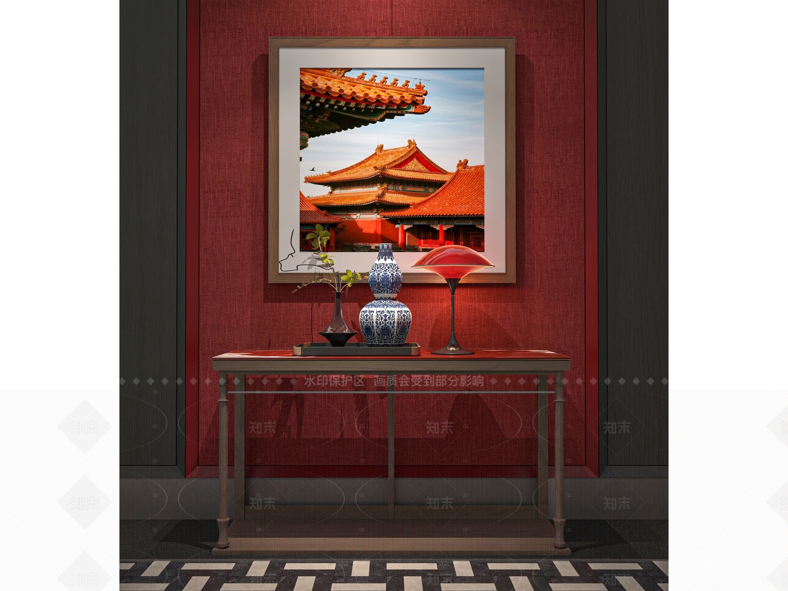 现代台灯3D模型下载【ID:1206336841】