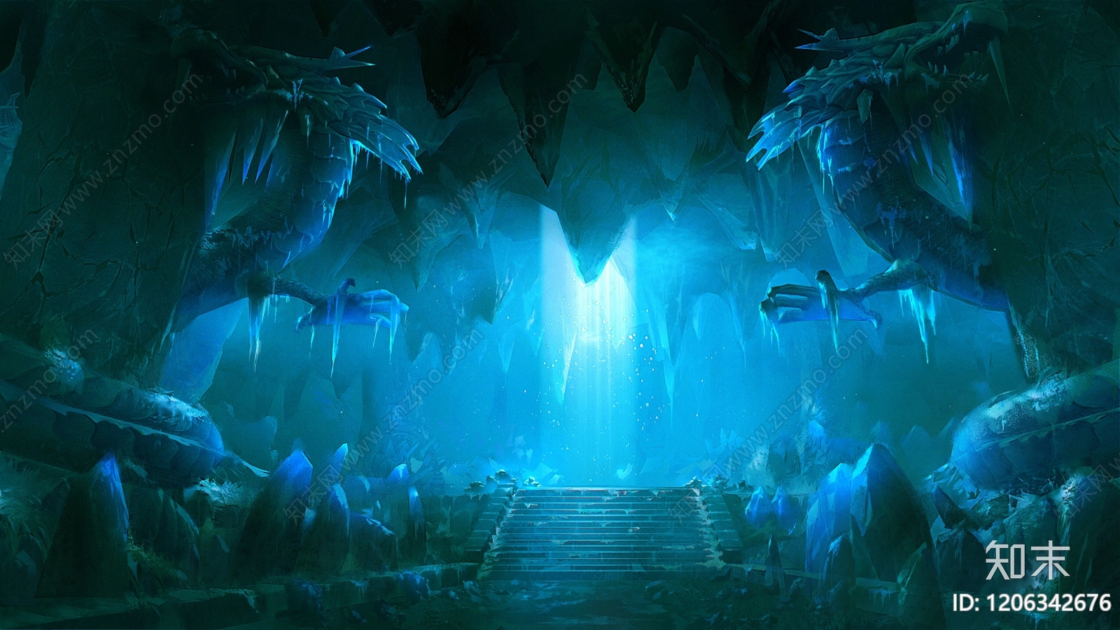 中式建筑群贴图下载【ID:1206342676】