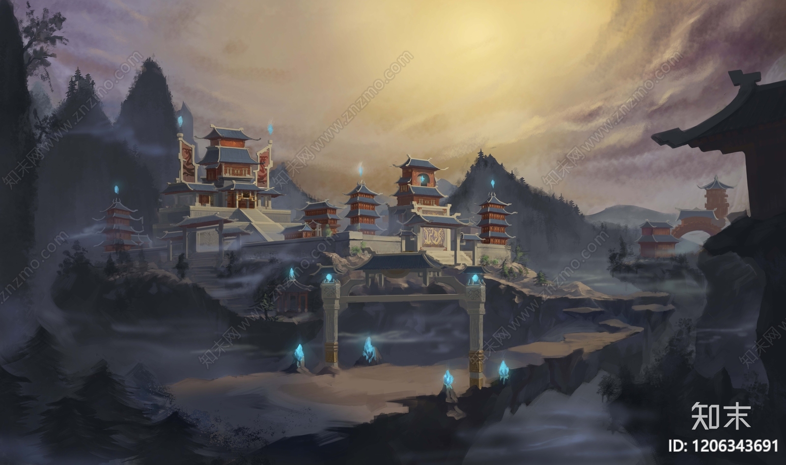 建筑群高清贴图材质