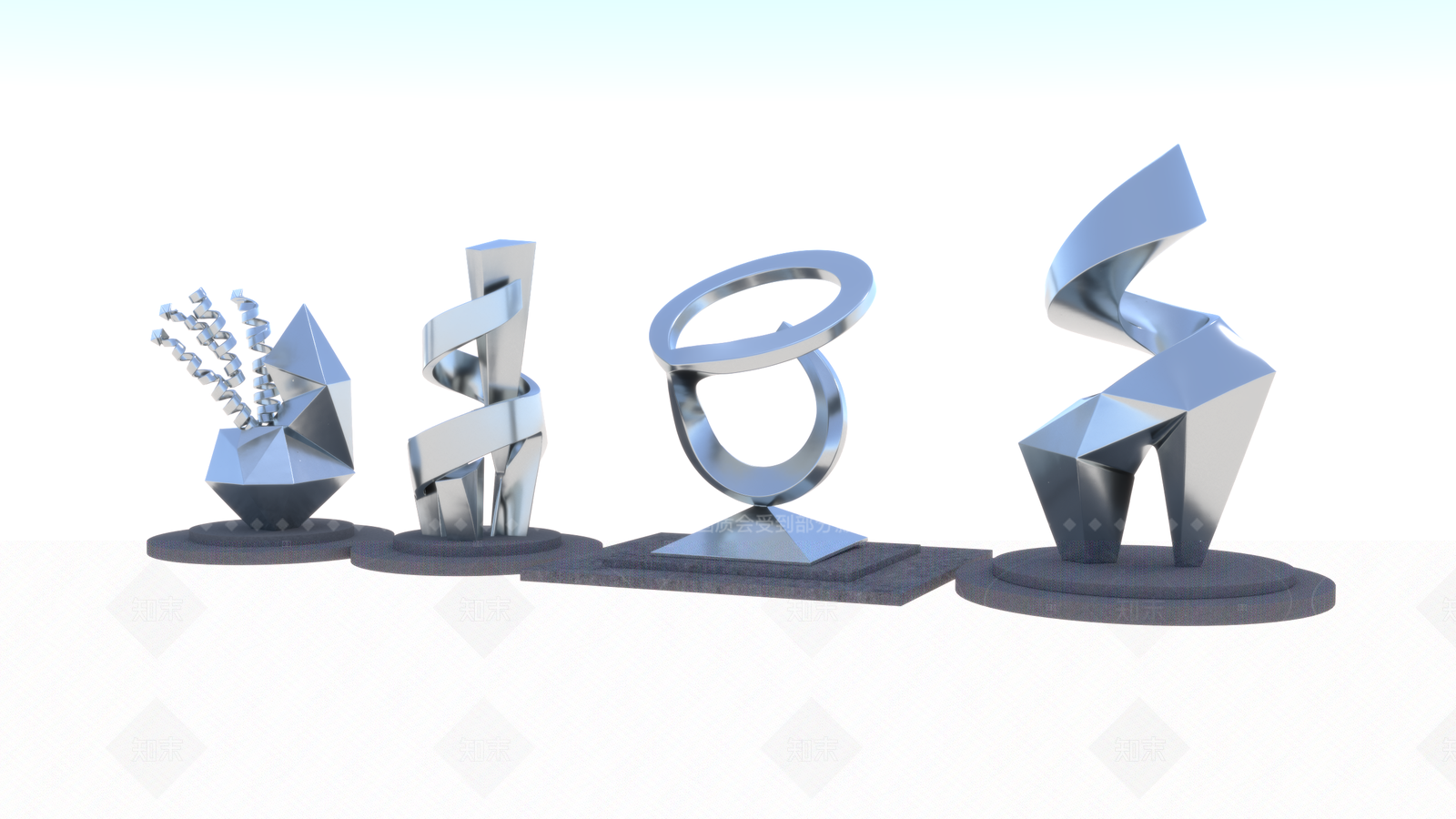 景观雕塑3D模型下载【ID:1206344950】