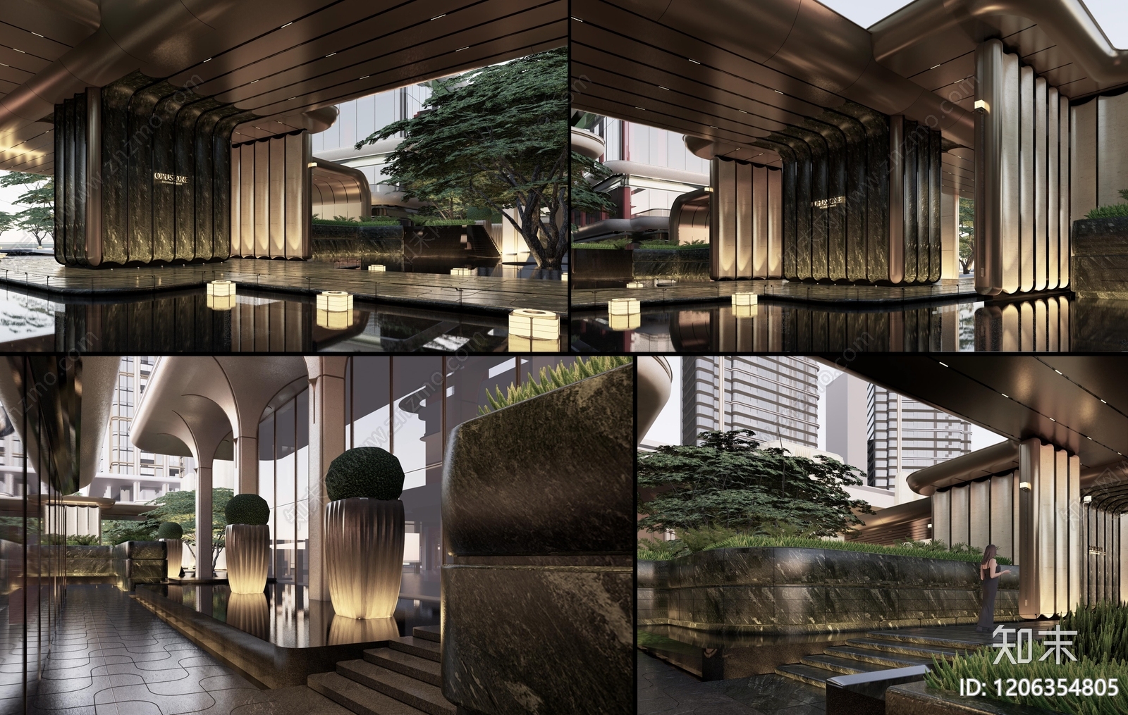 现代示范区景观下载【ID:1206354805】