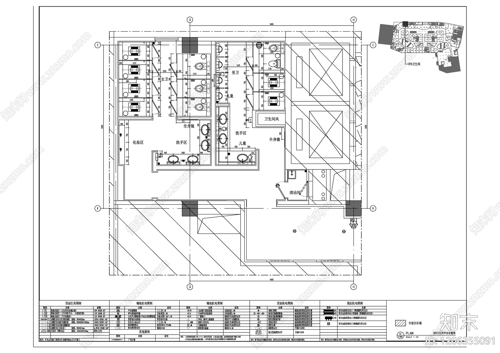 工装平面图施工图下载【ID:1206355091】