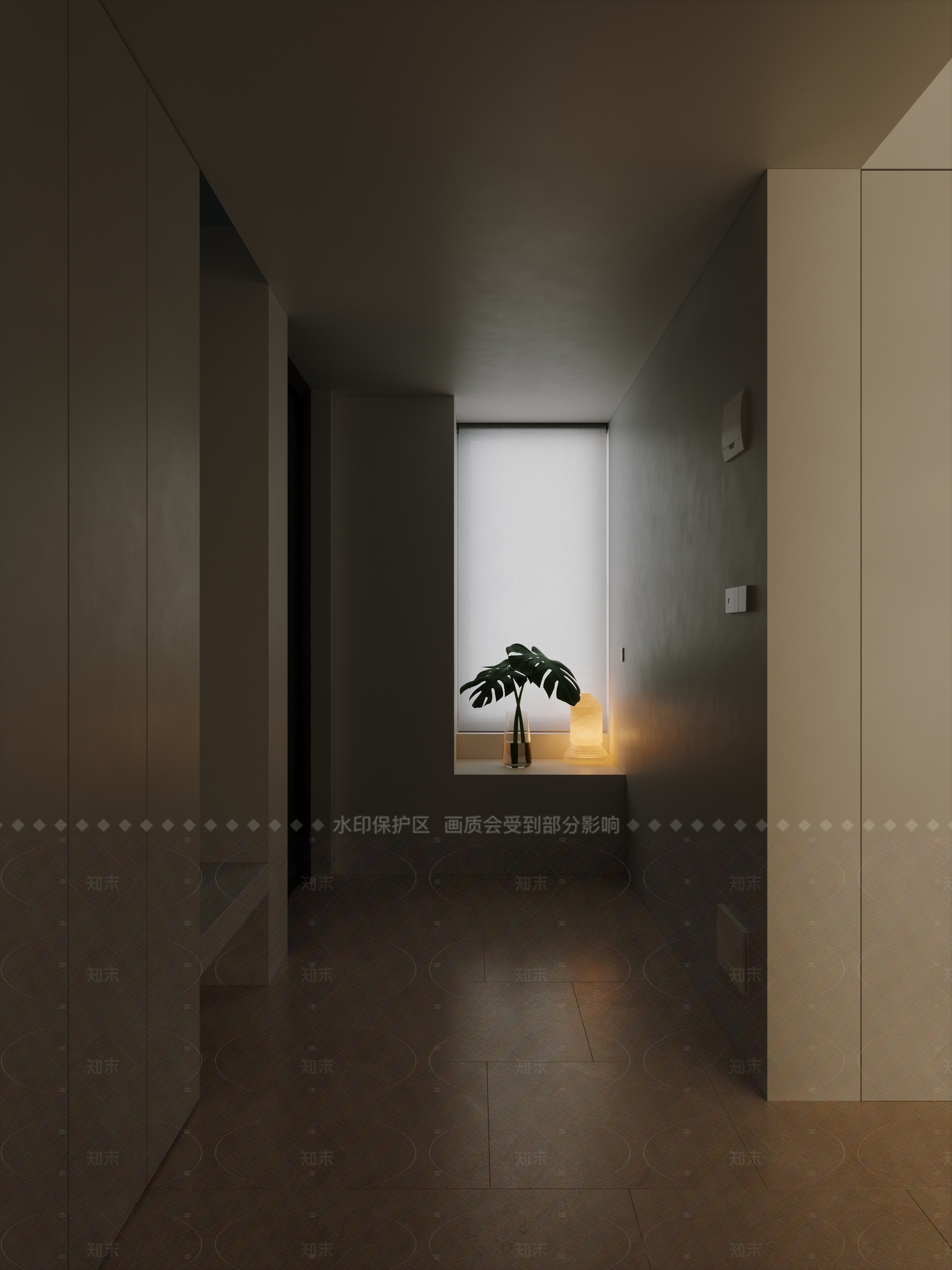 现代极简玄关3D模型下载【ID:1206357768】