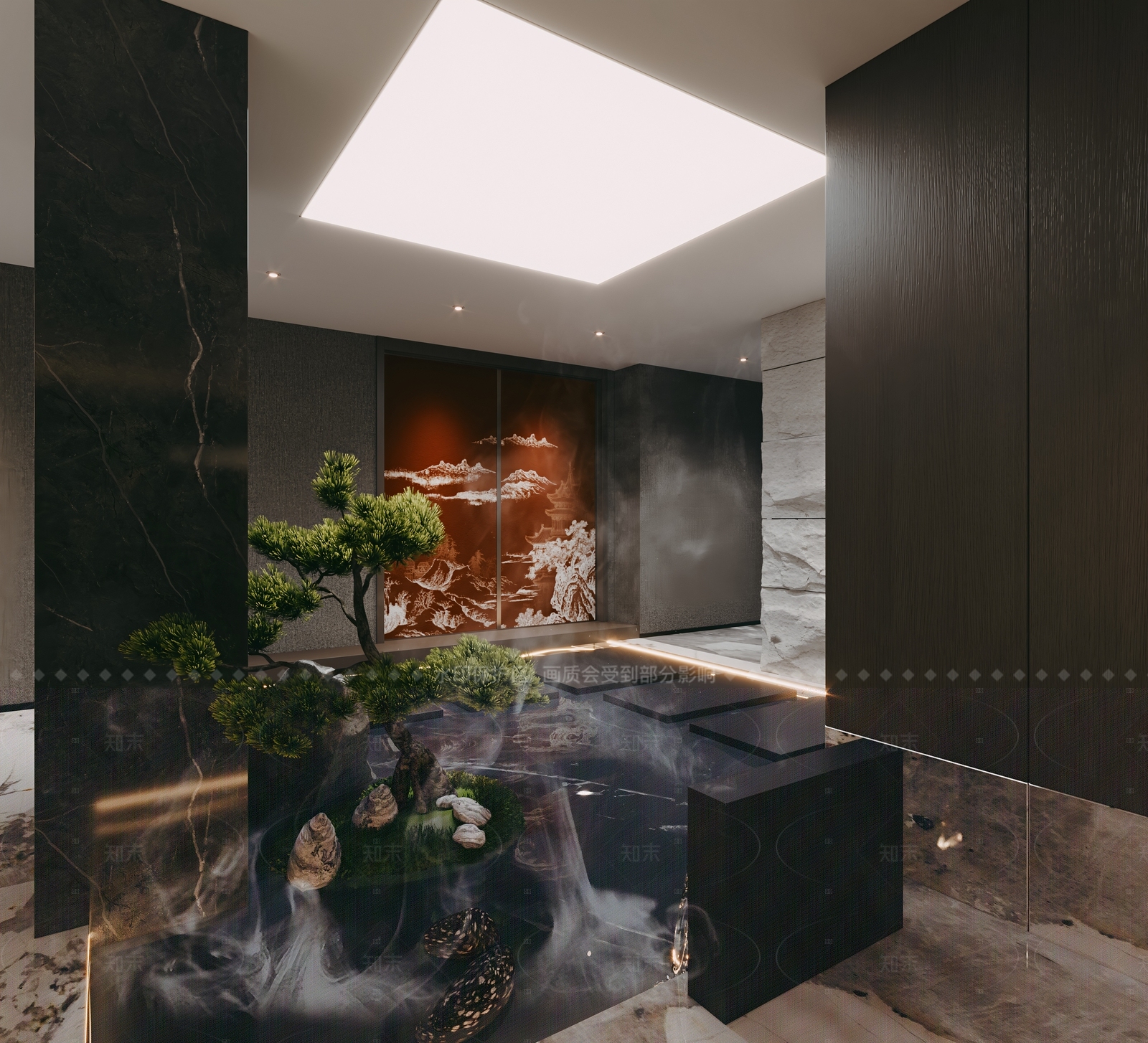 酒店走廊SU模型下载【ID:1206360091】
