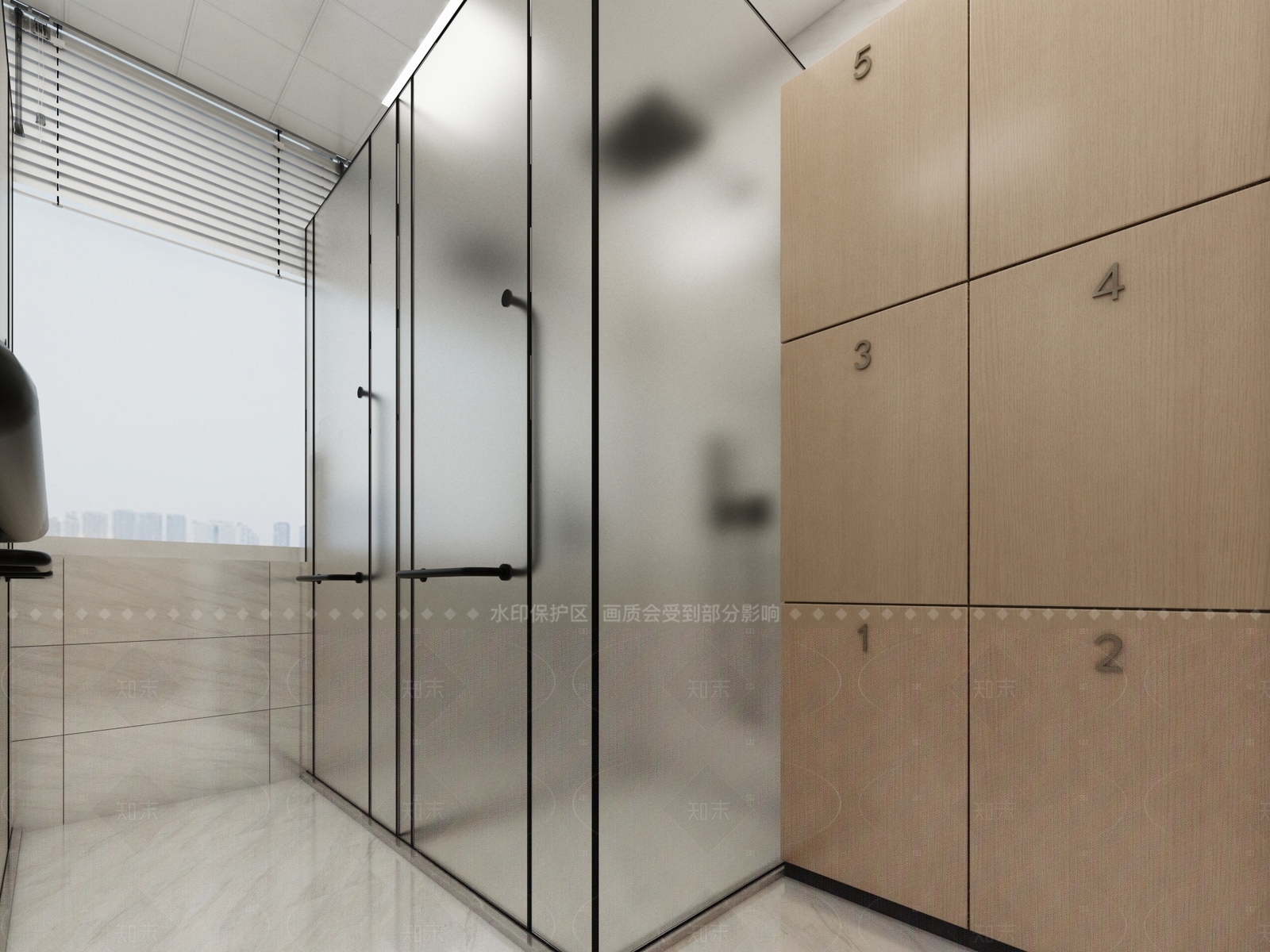 现代简约公共卫生间3D模型下载【ID:1206360896】