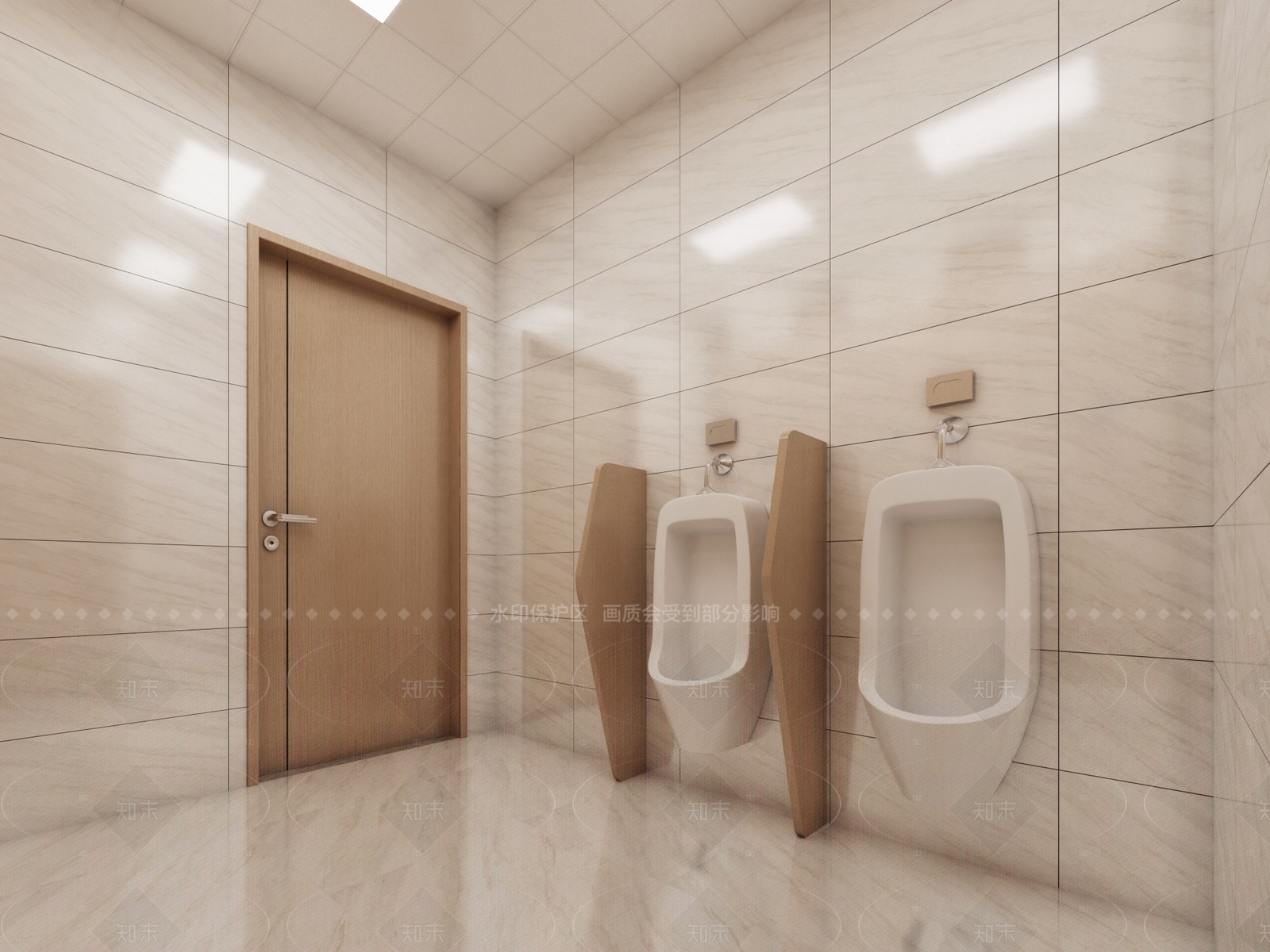 现代简约公共卫生间3D模型下载【ID:1206360896】