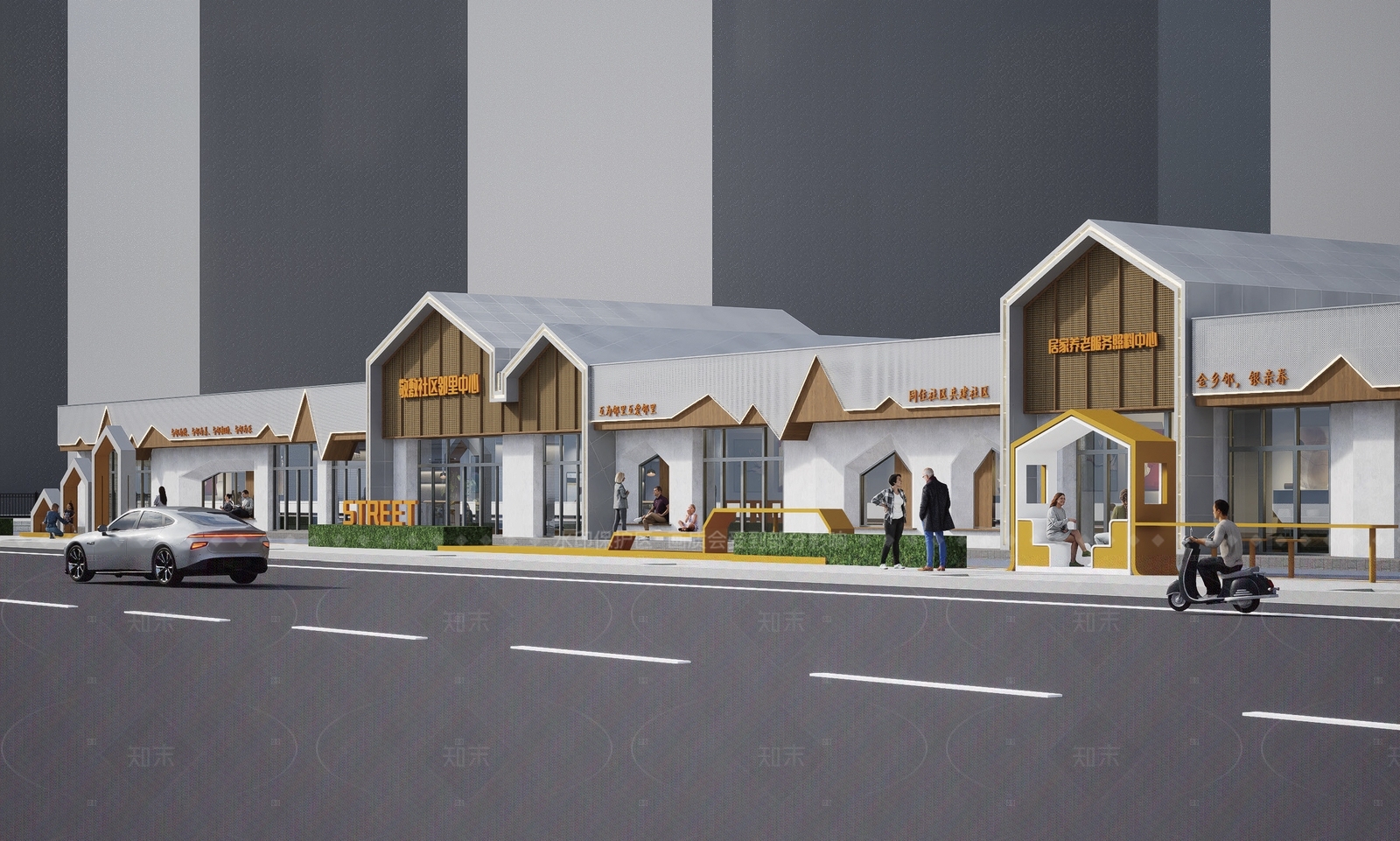 现代新中式其他公共建筑SU模型下载【ID:1206363900】