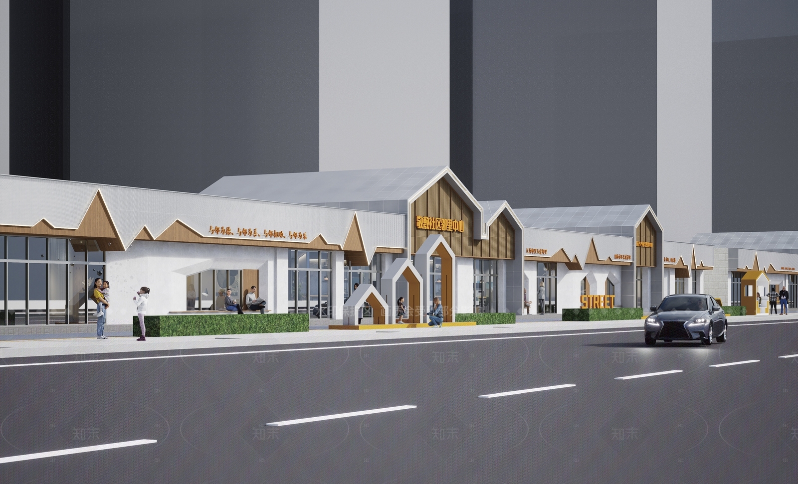 现代新中式其他公共建筑SU模型下载【ID:1206363900】