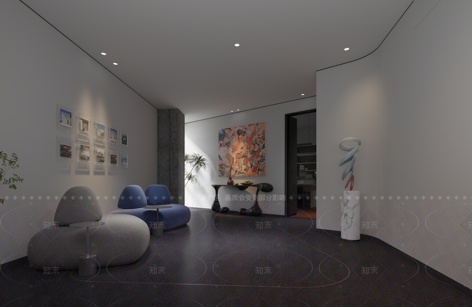 现代意式其他办公空间3D模型下载【ID:1206364133】