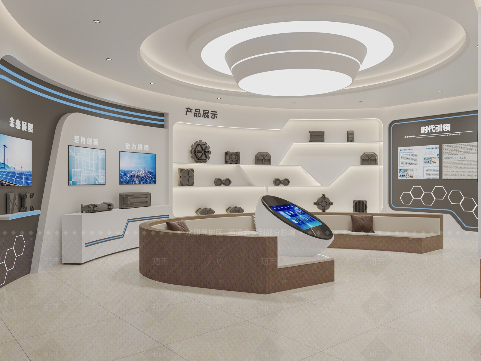 现代大厅3D模型下载【ID:1206365704】