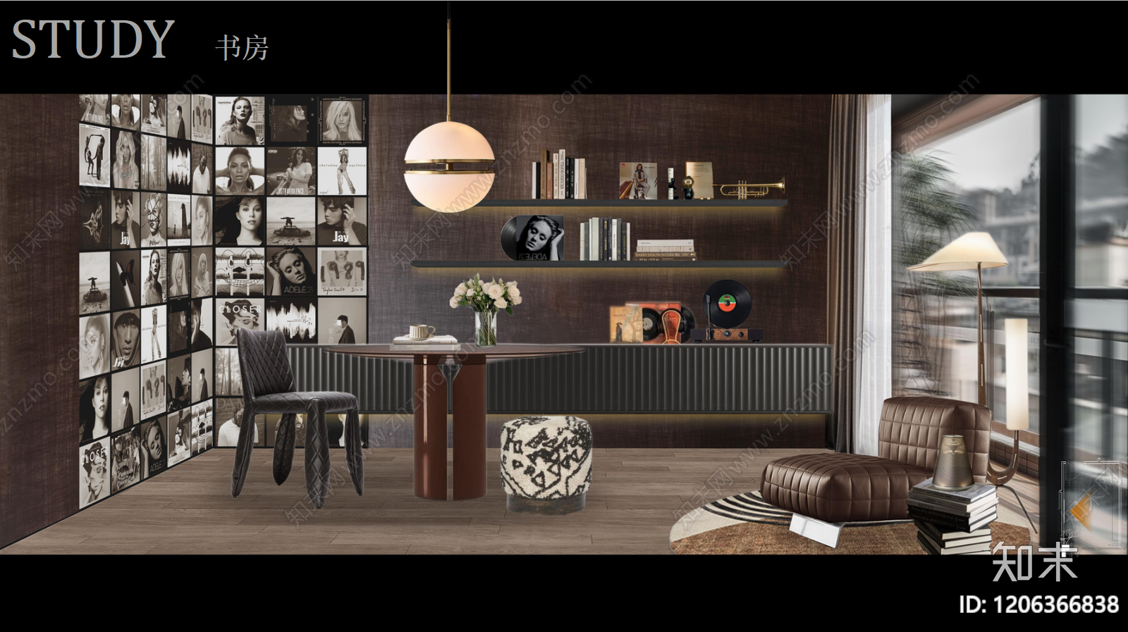 现代轻奢别墅下载【ID:1206366838】