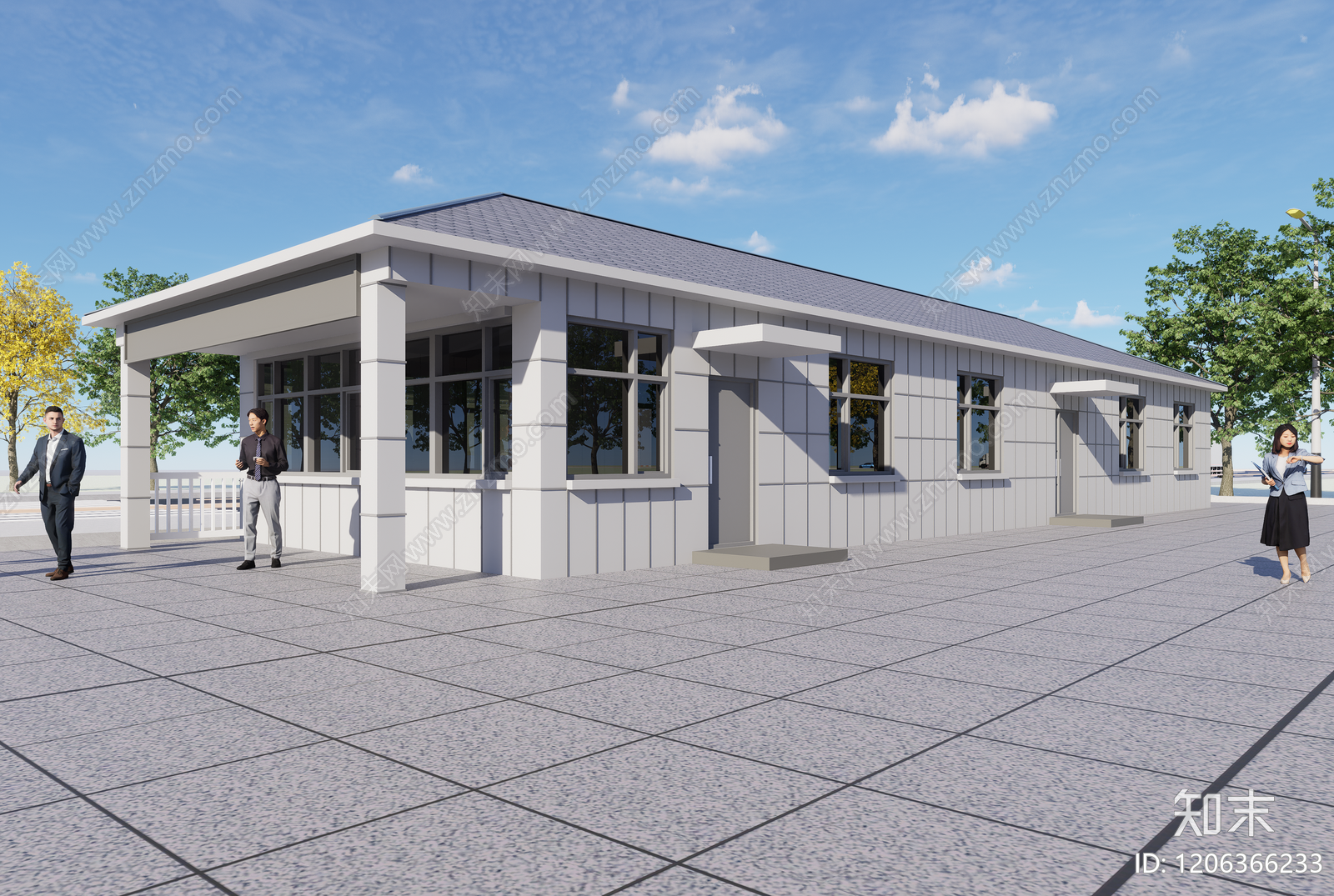 现代新中式其他建筑施工图下载【ID:1206366233】