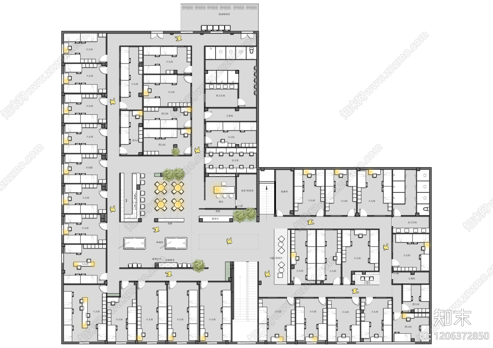 工装平面图施工图下载【ID:1206372850】