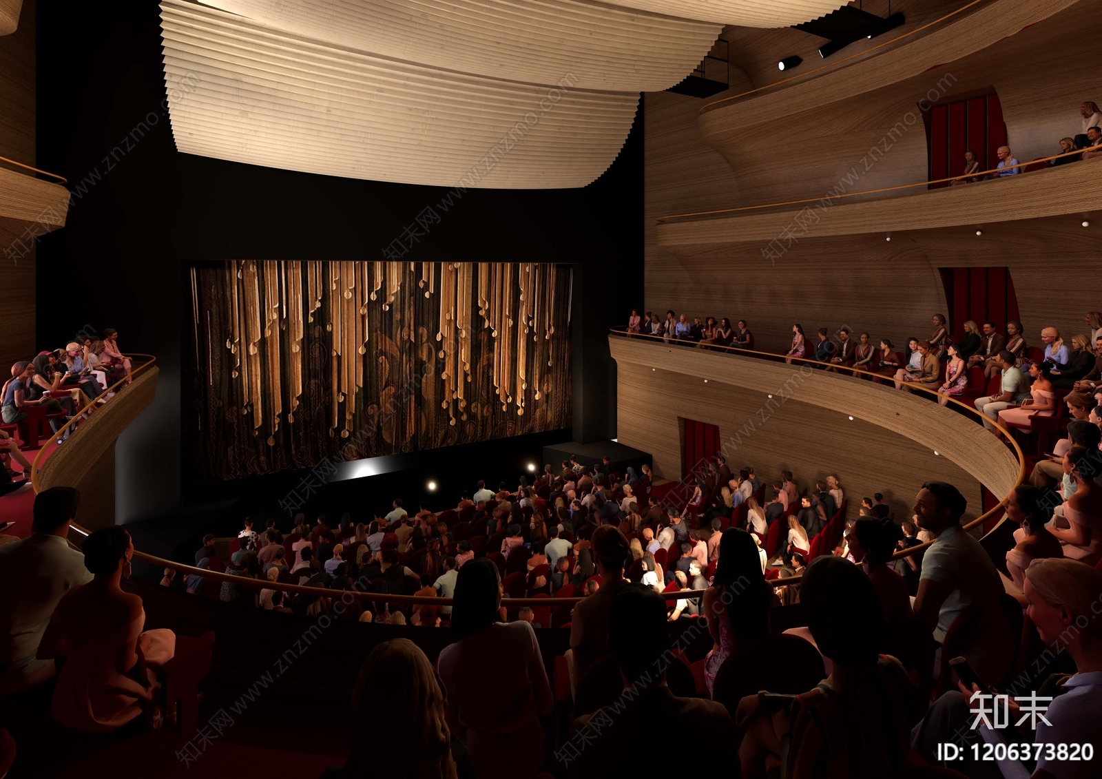 现代剧院建筑下载【ID:1206373820】