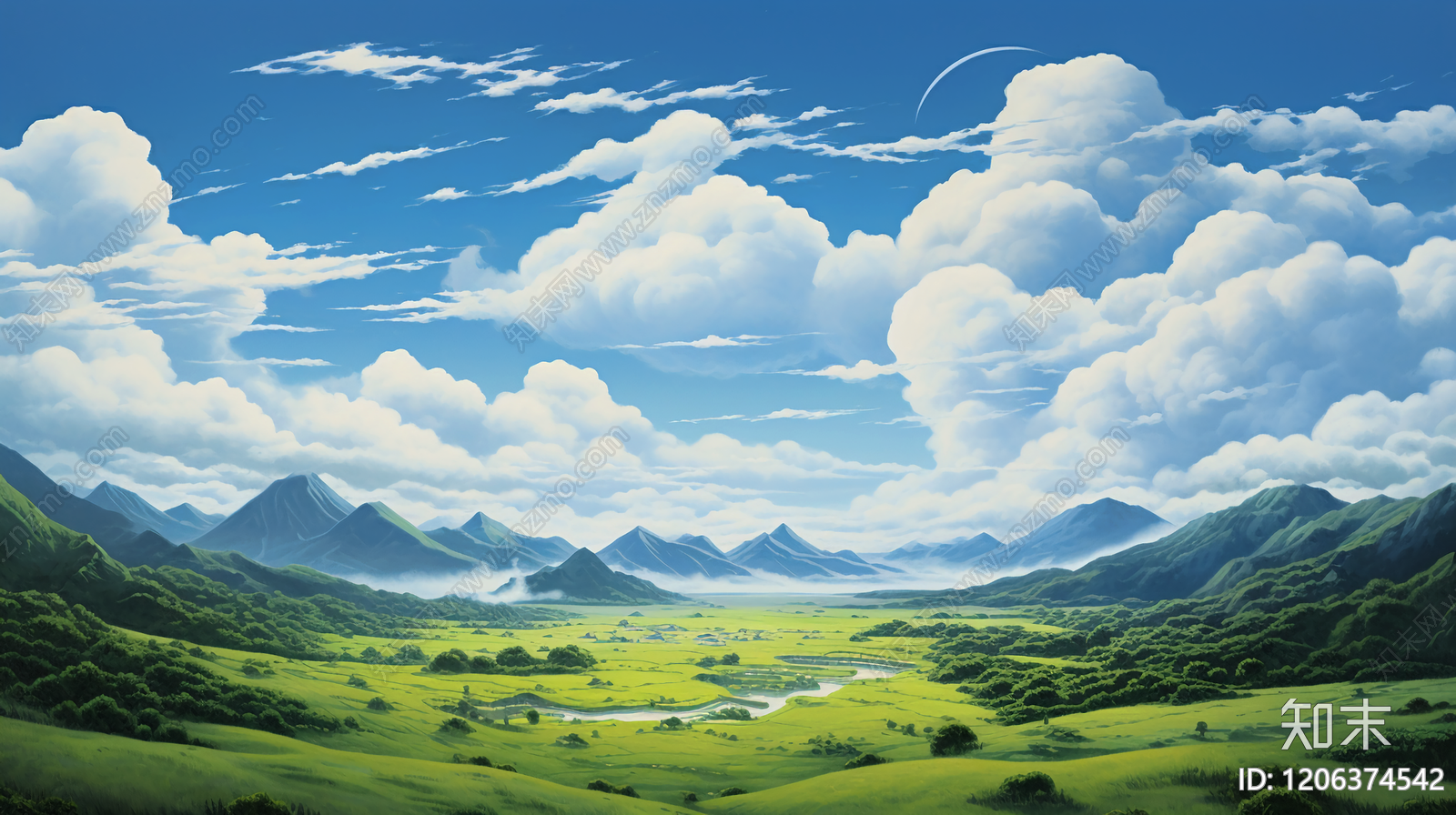 现代新中式其他屏幕贴图下载【ID:1206374542】