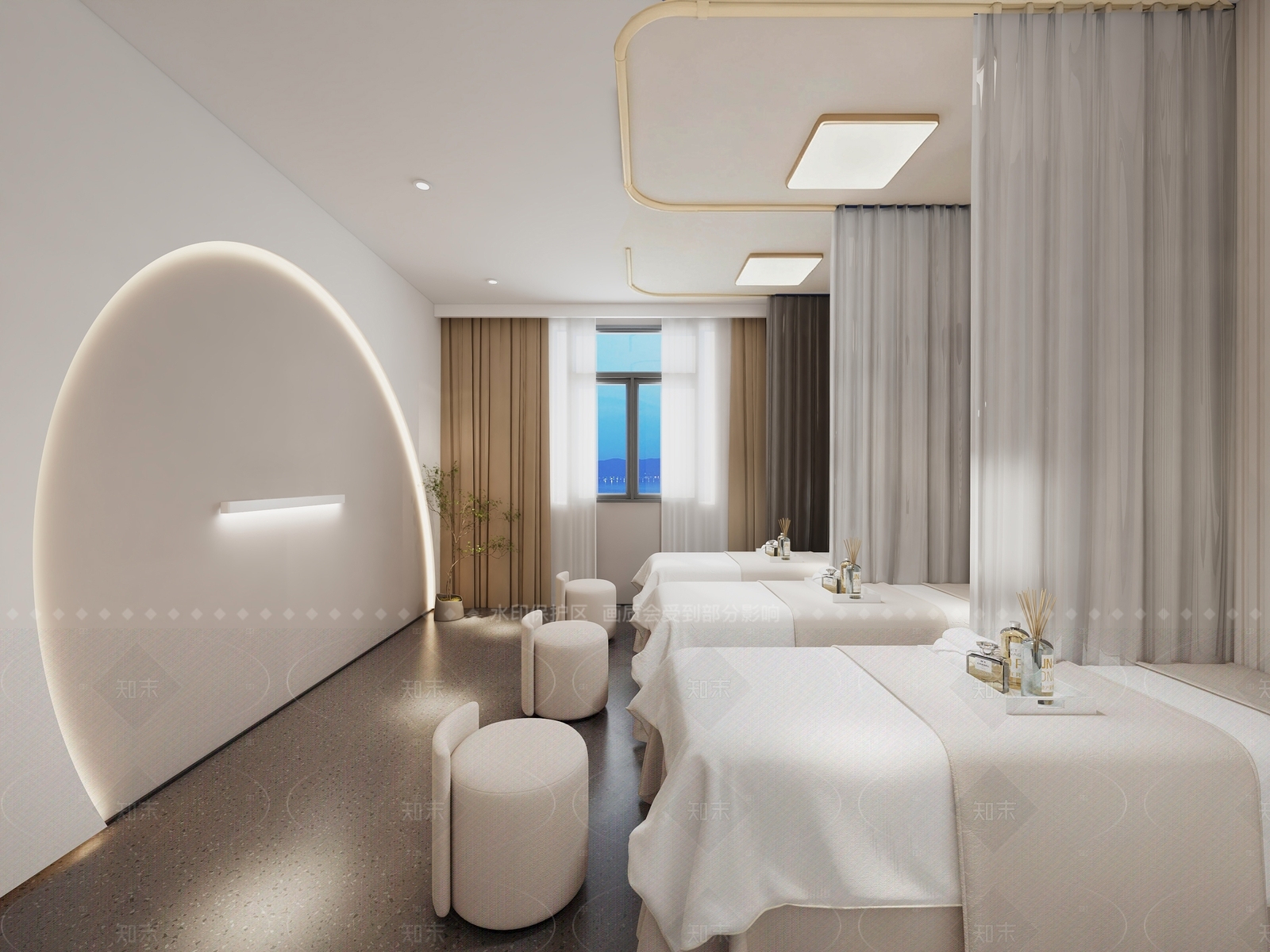 现代美容院3D模型下载【ID:1206377261】