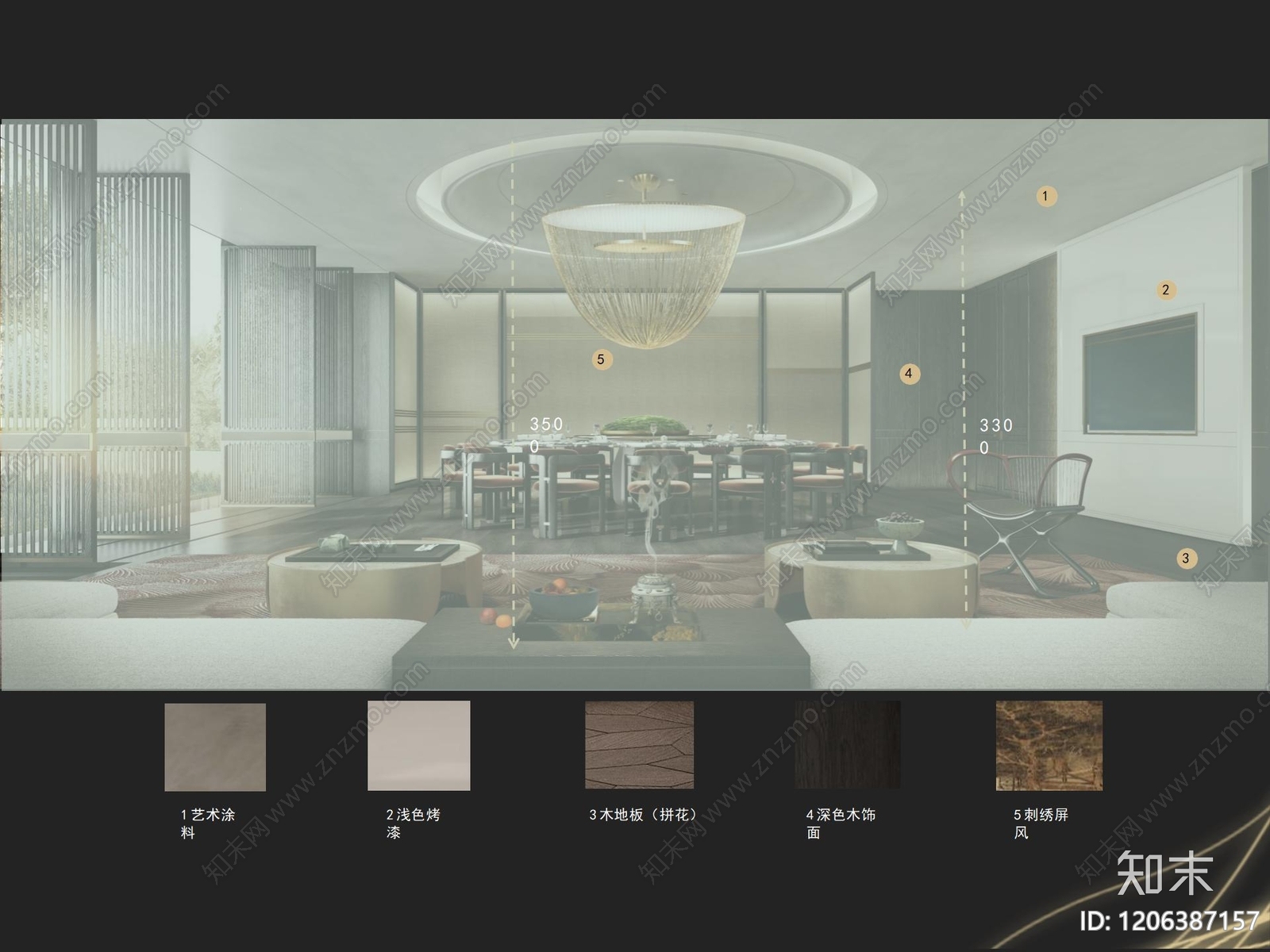 新中式现代休闲会所下载【ID:1206387157】