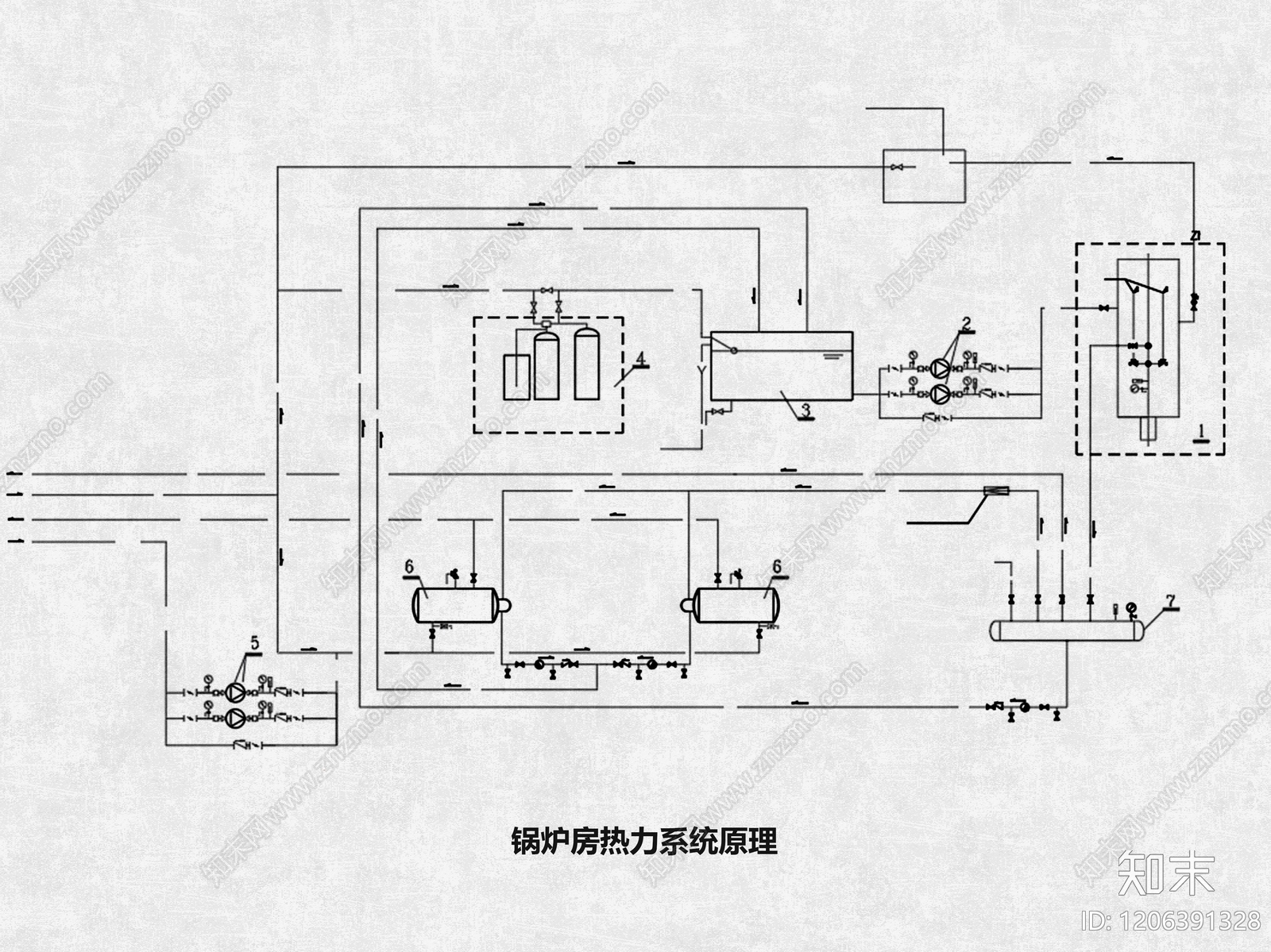 采暖系统施工图下载【ID:1206391328】