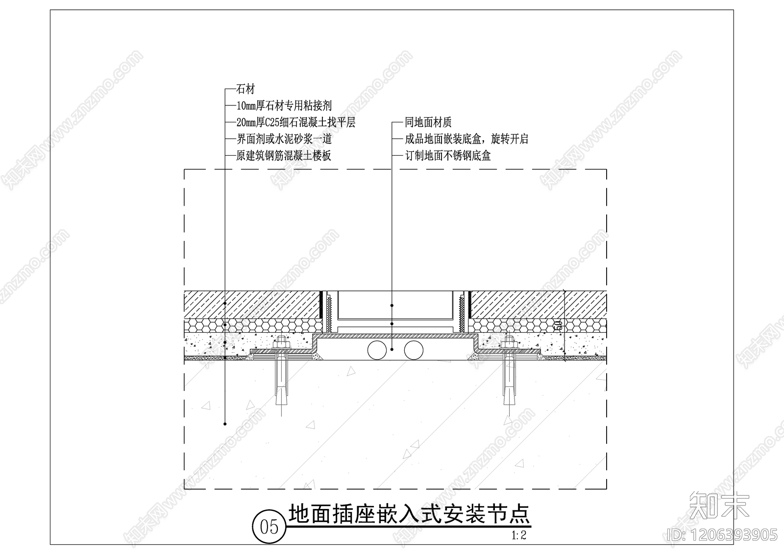 地面综合节点施工图下载【ID:1206393905】