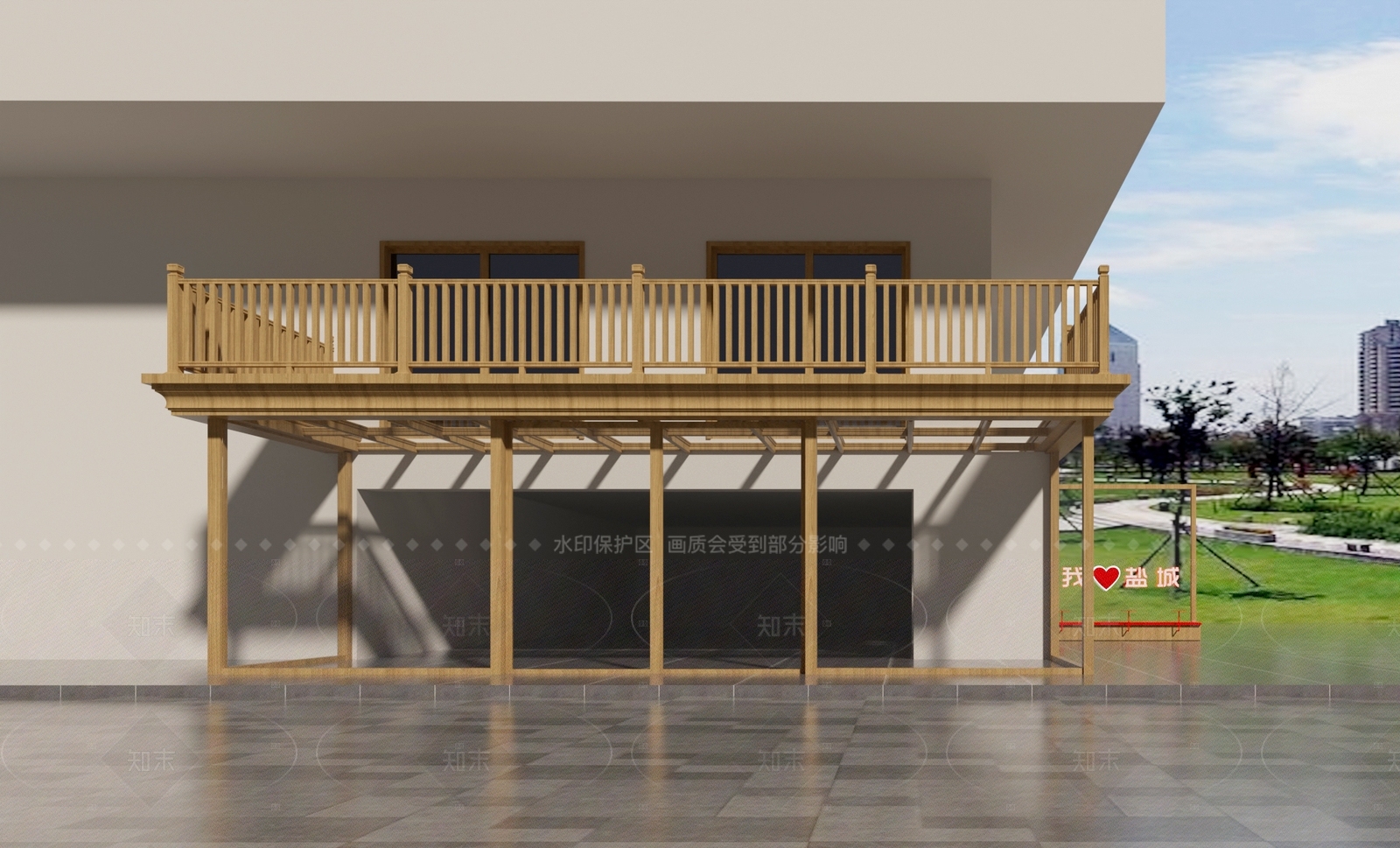 现代新中式其他商业空间3D模型下载【ID:1206396585】