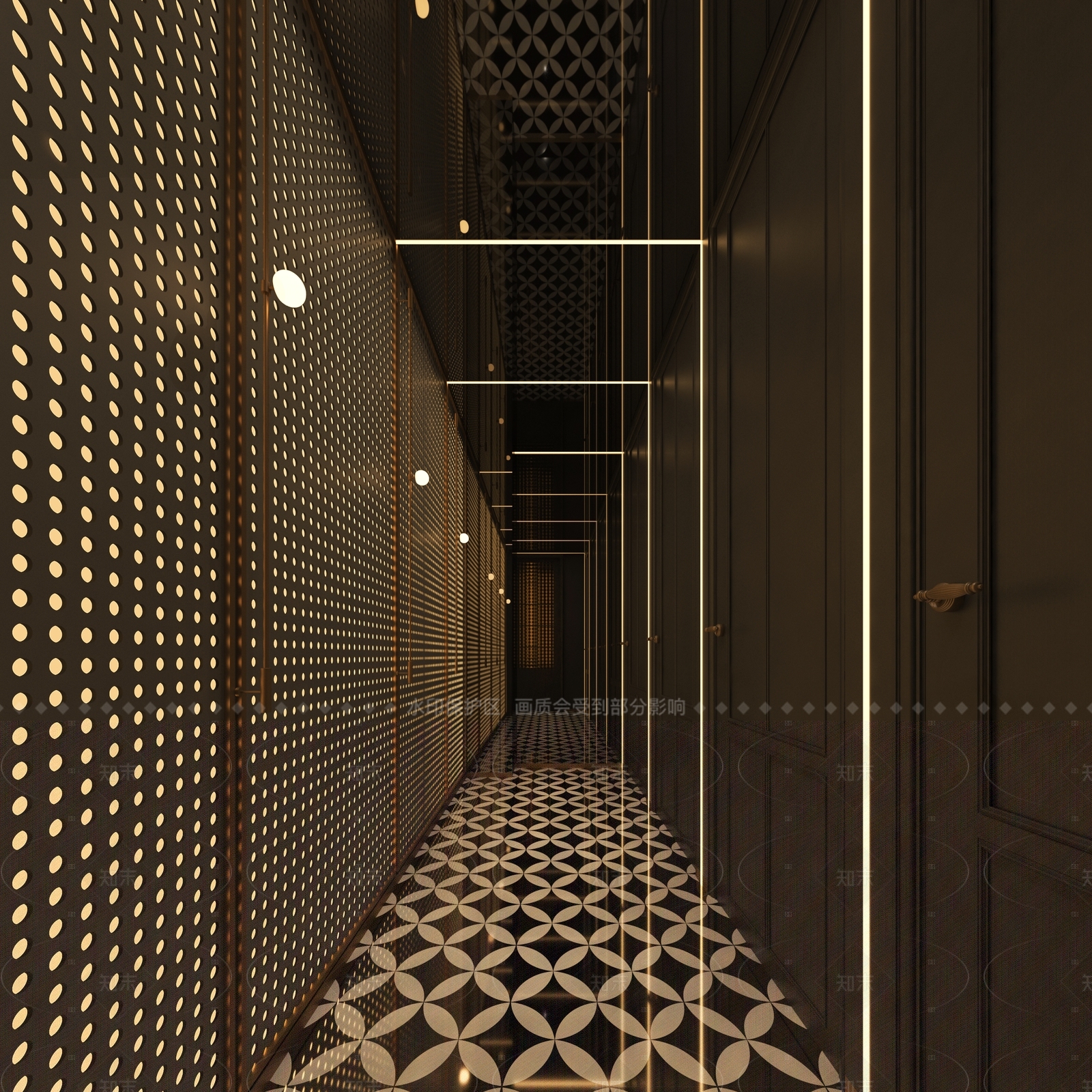 现代玄关3D模型下载【ID:1221709569】