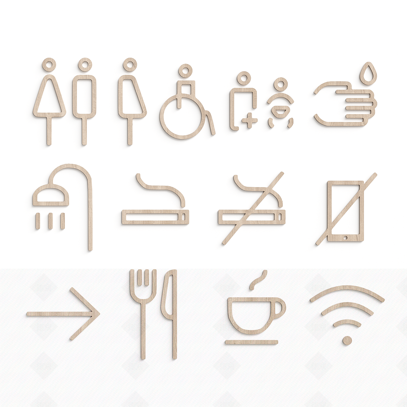 旗帜徽章3D模型下载【ID:1206399007】