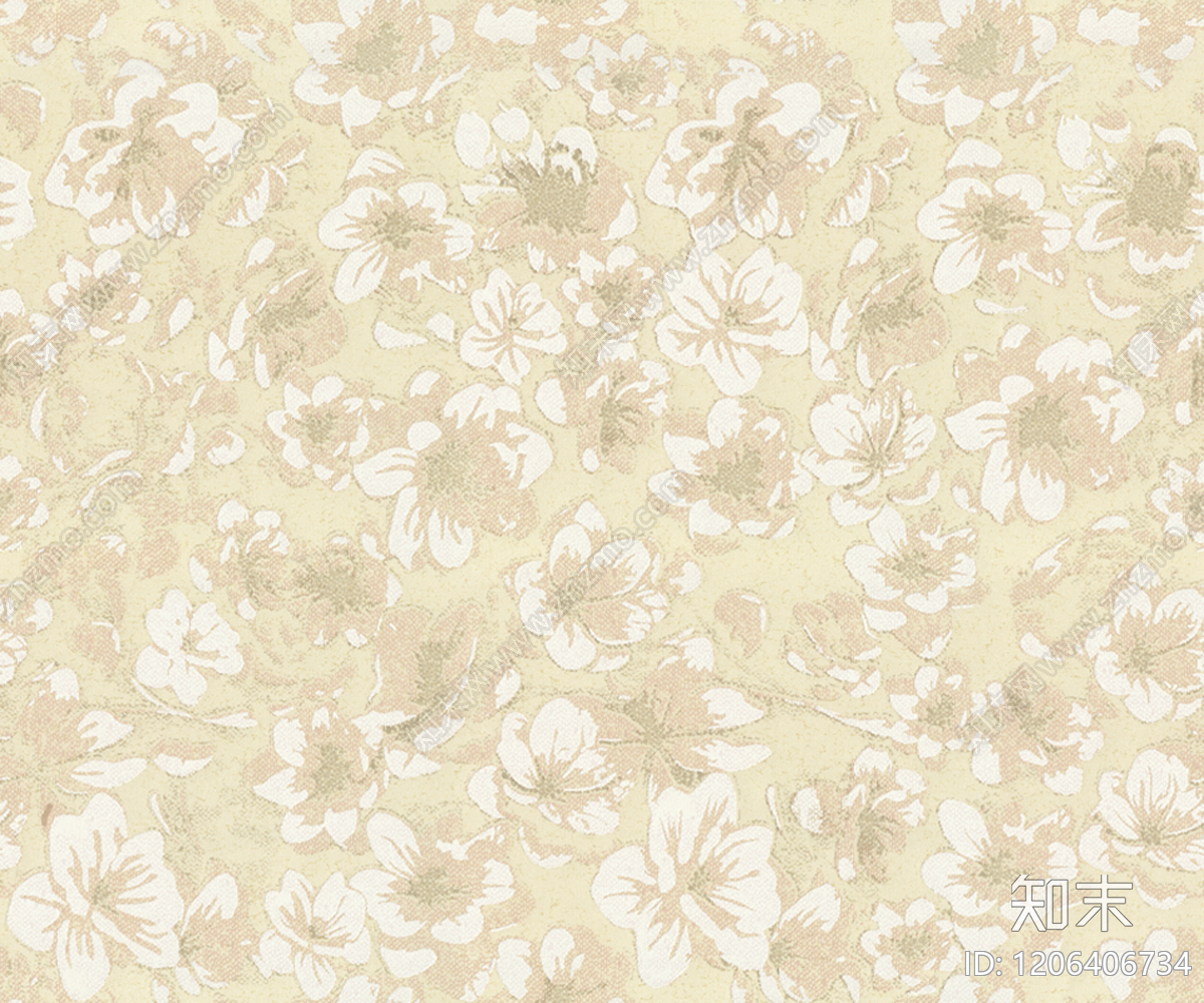 欧式花纹壁纸贴图下载【ID:1206406734】