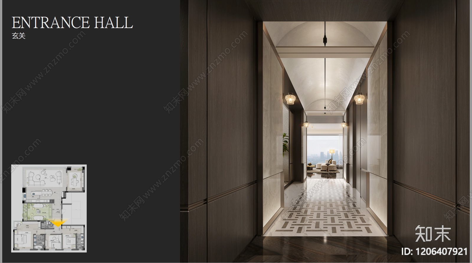 现代轻奢样板间下载【ID:1206407921】