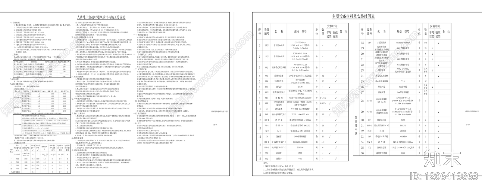 防排烟系统cad施工图下载【ID:1206413863】
