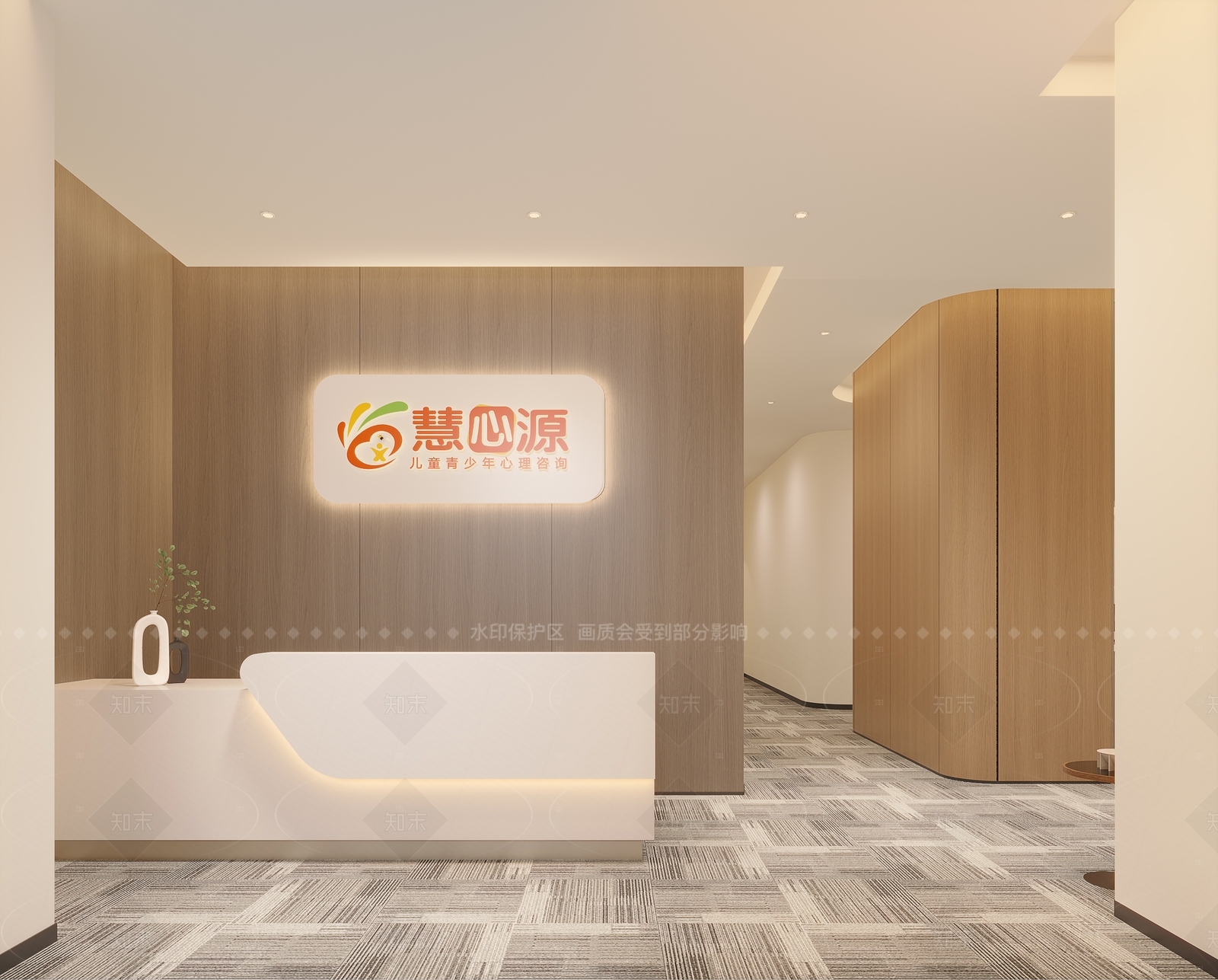 原木现代其他商业空间3D模型下载【ID:1206418639】