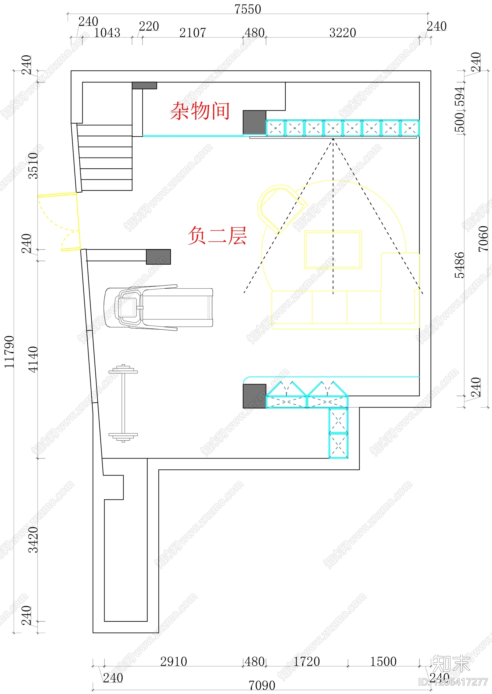 景观平面图cad施工图下载【ID:1206417277】