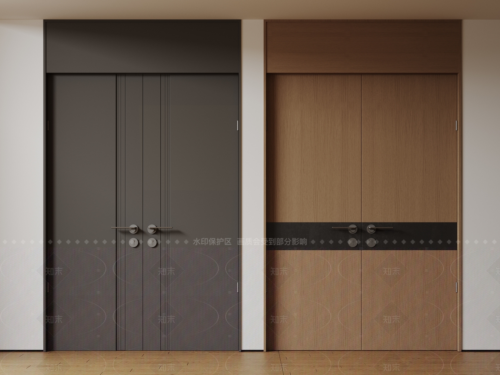 现代中古双开门3D模型下载【ID:1206417670】