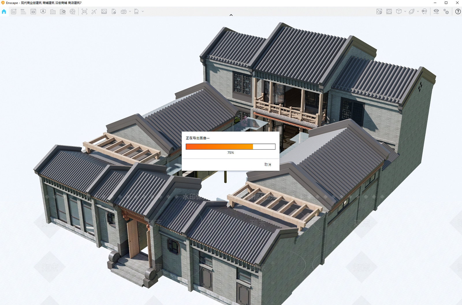 中式其他景观小建筑SU模型下载【ID:1206423567】