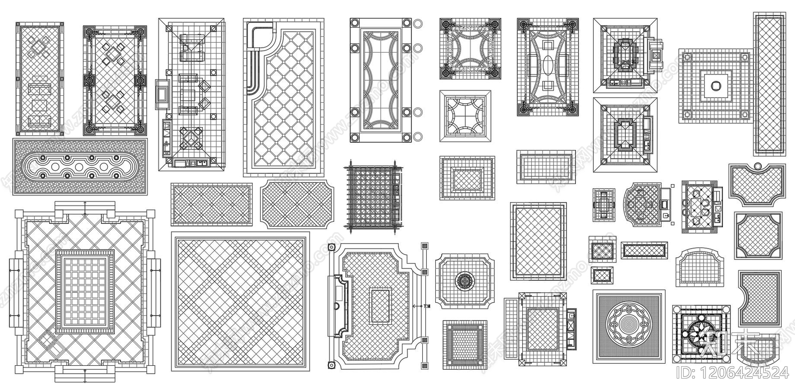 石材铺装施工图下载【ID:1206424524】