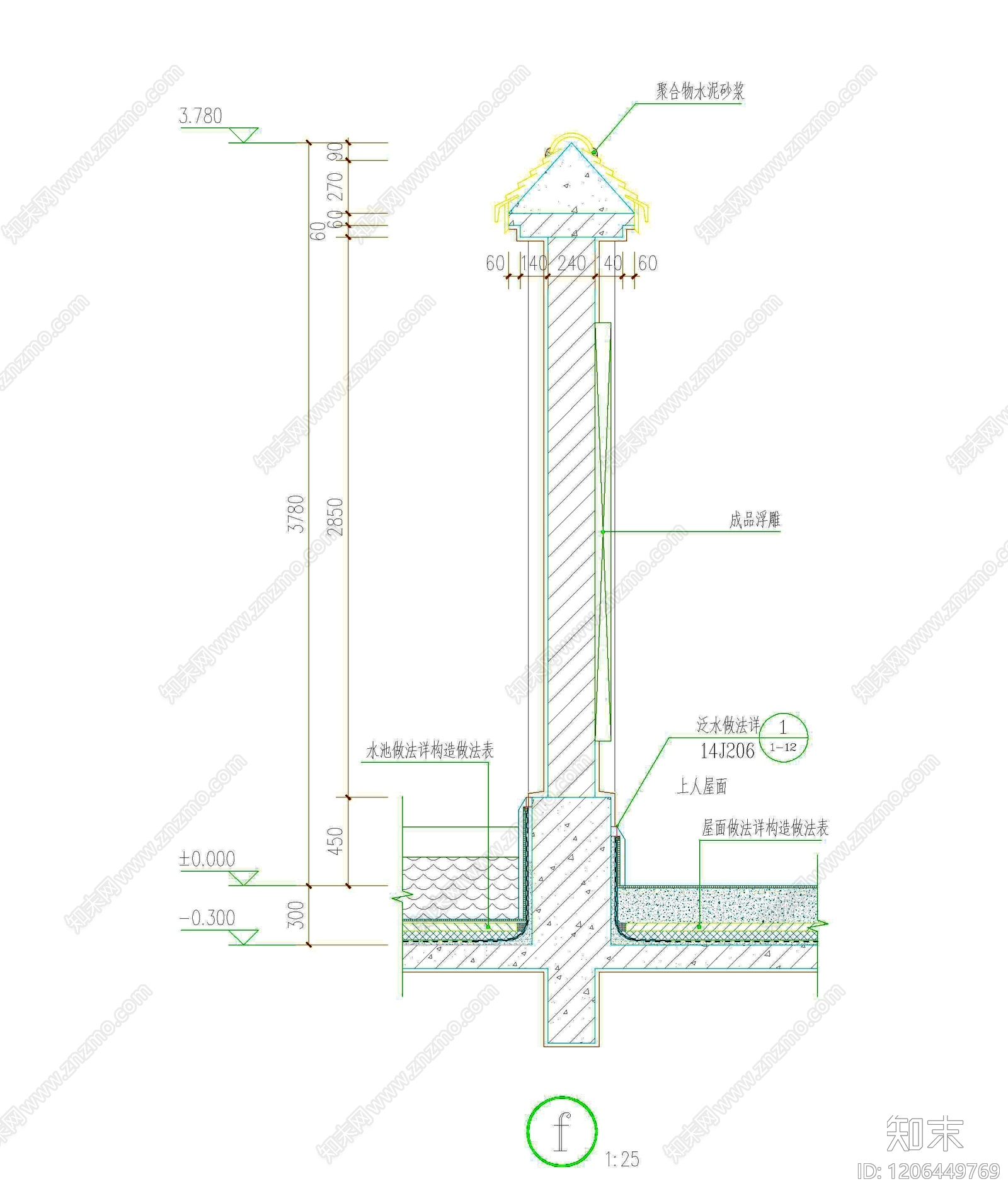其他古建筑cad施工图下载【ID:1206449769】
