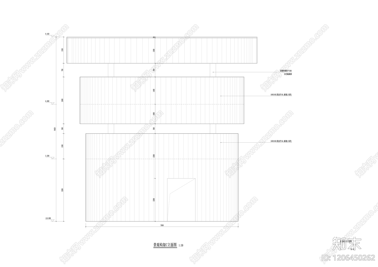 现代其他公共建筑cad施工图下载【ID:1206450262】