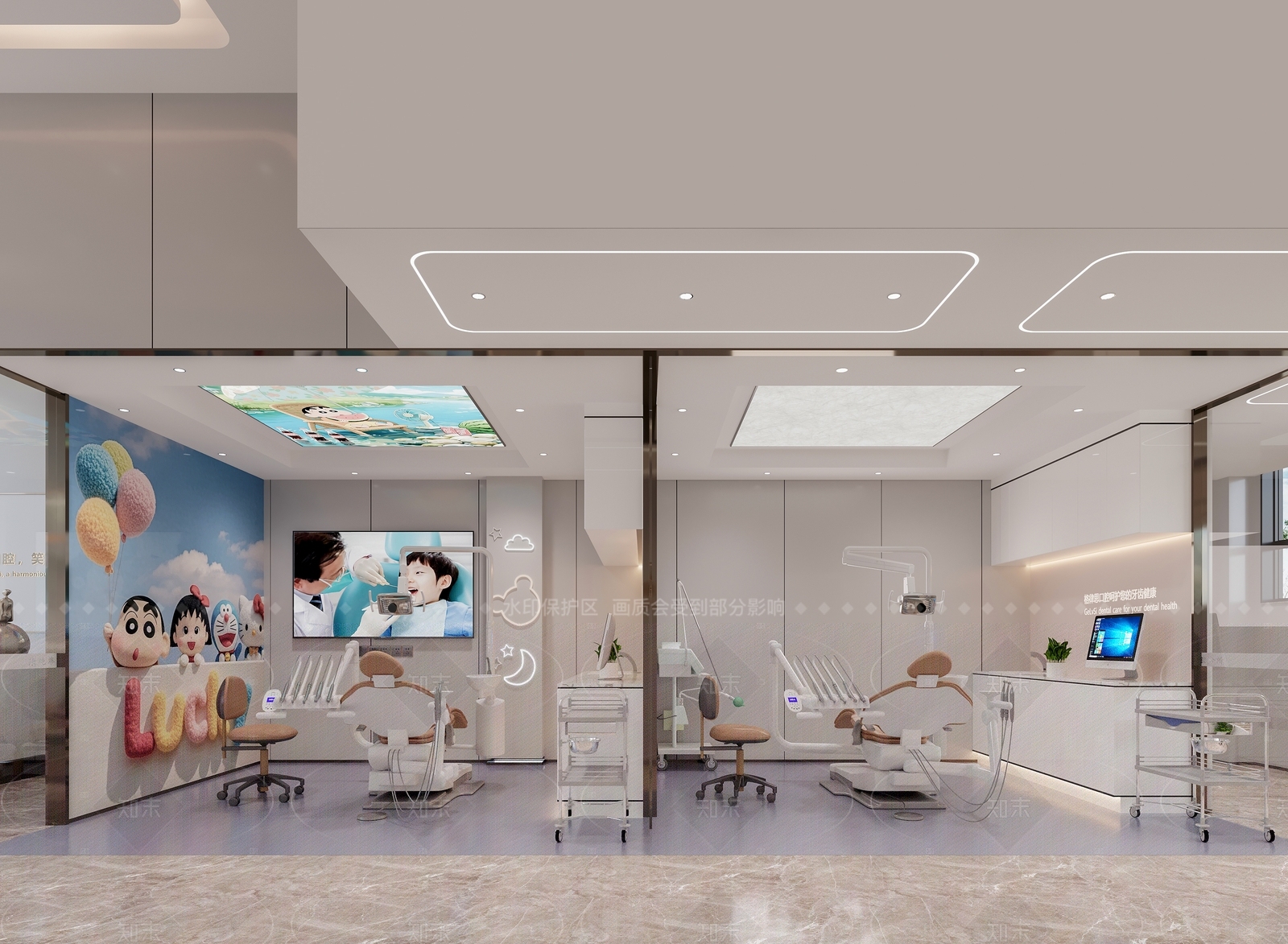 现代简约医院3D模型下载【ID:1206450771】