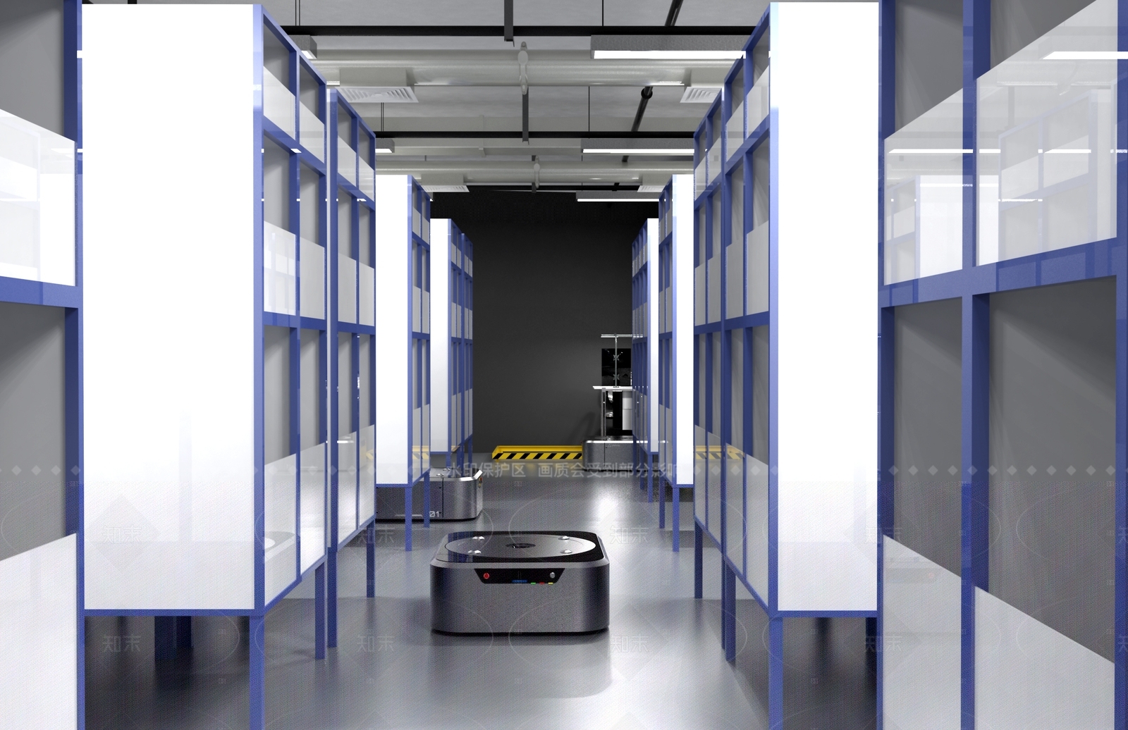 现代仓库SU模型下载【ID:1206556533】