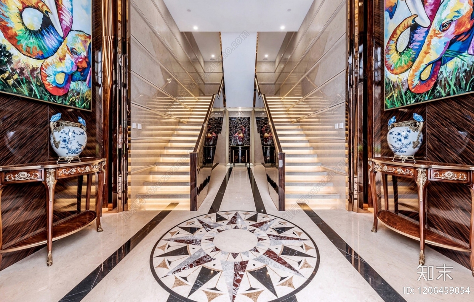 现代新中式休闲会所下载【ID:1206459054】