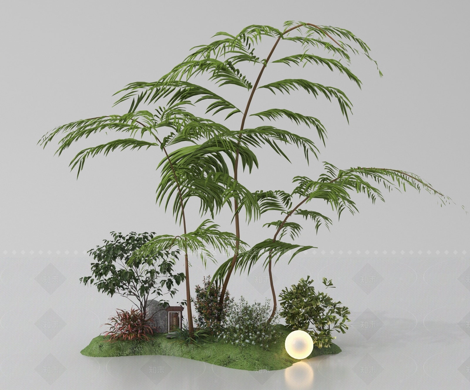现代其他景观小品3D模型下载【ID:1206461960】