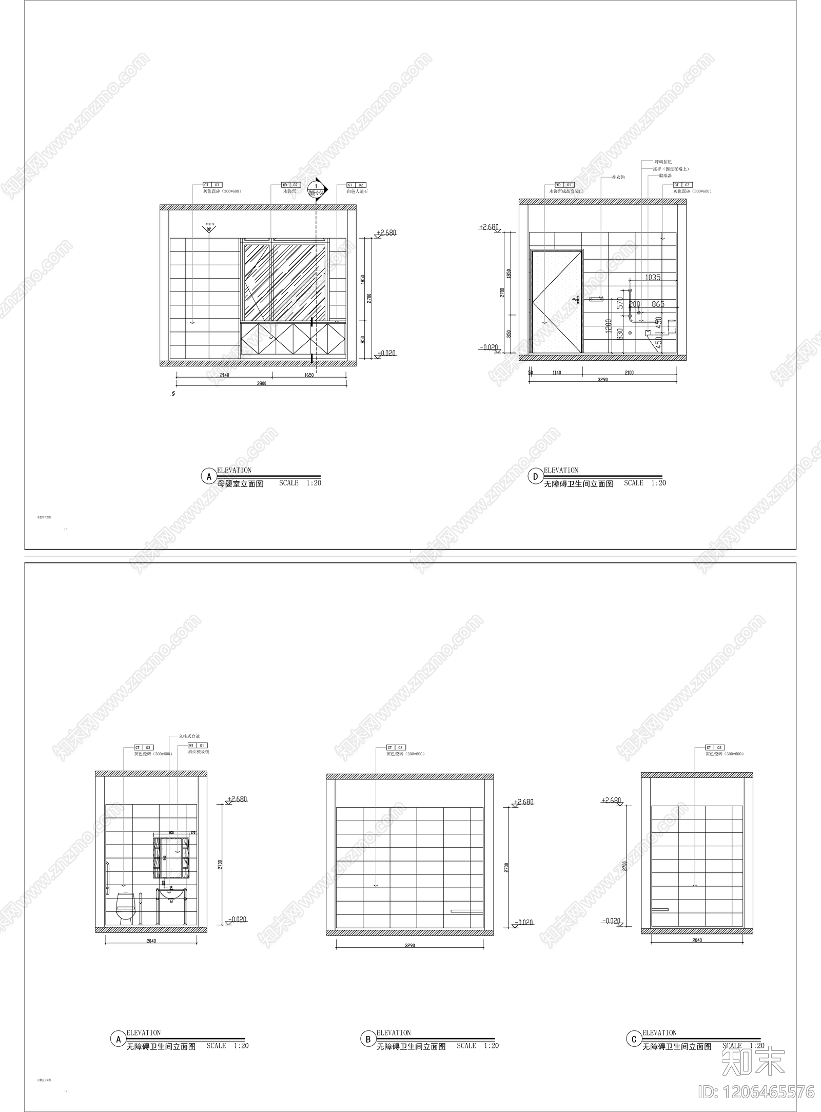 现代超市cad施工图下载【ID:1206465576】
