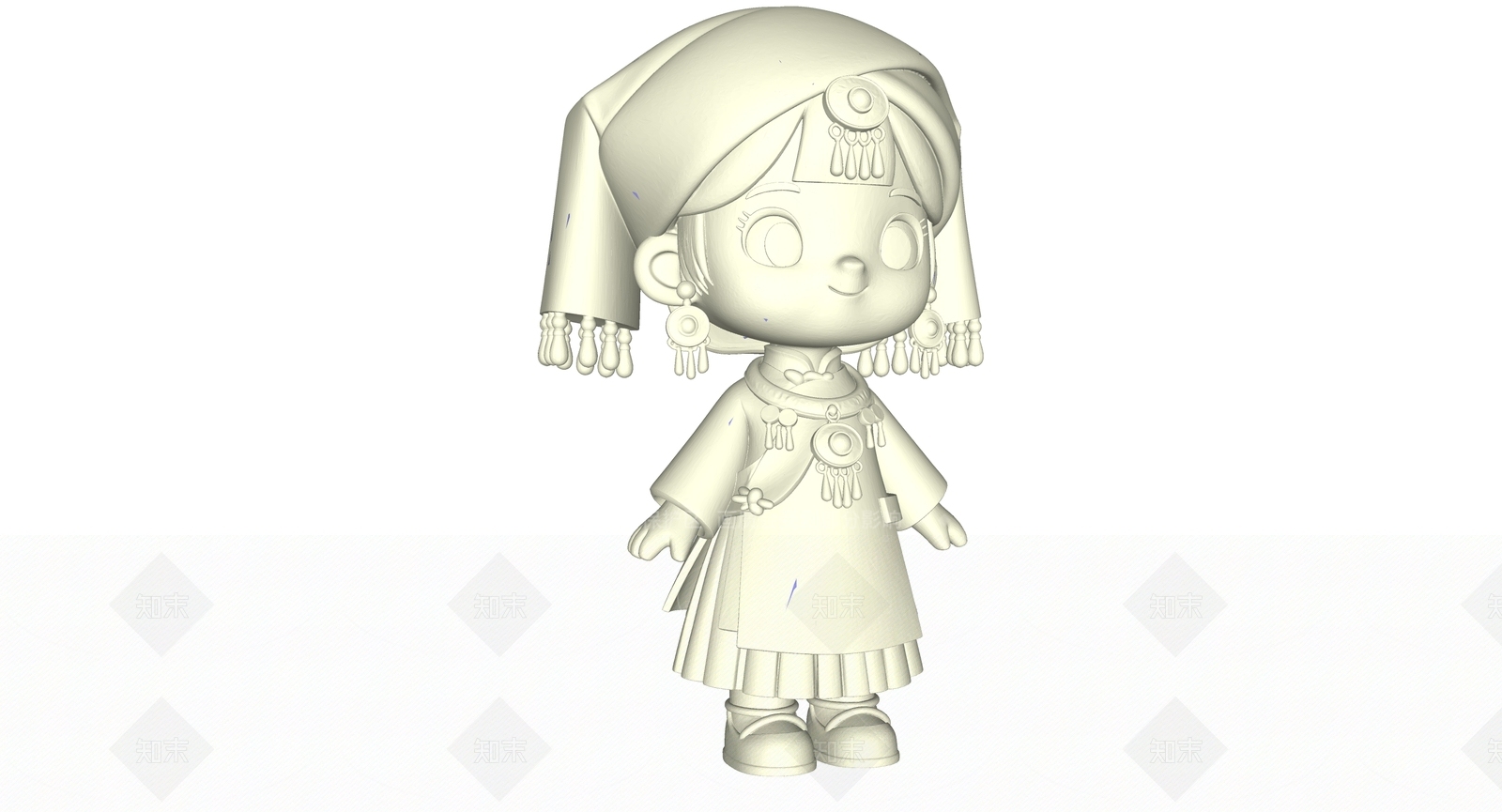 女人SU模型下载【ID:1206469195】