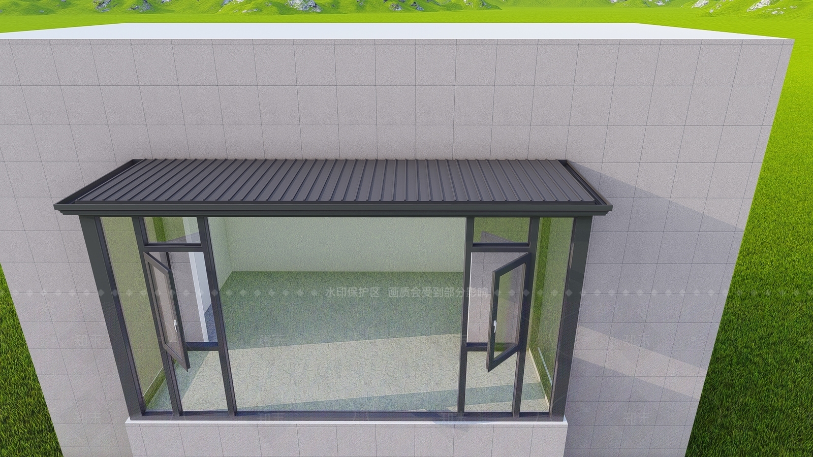 现代天窗SU模型下载【ID:1206469551】